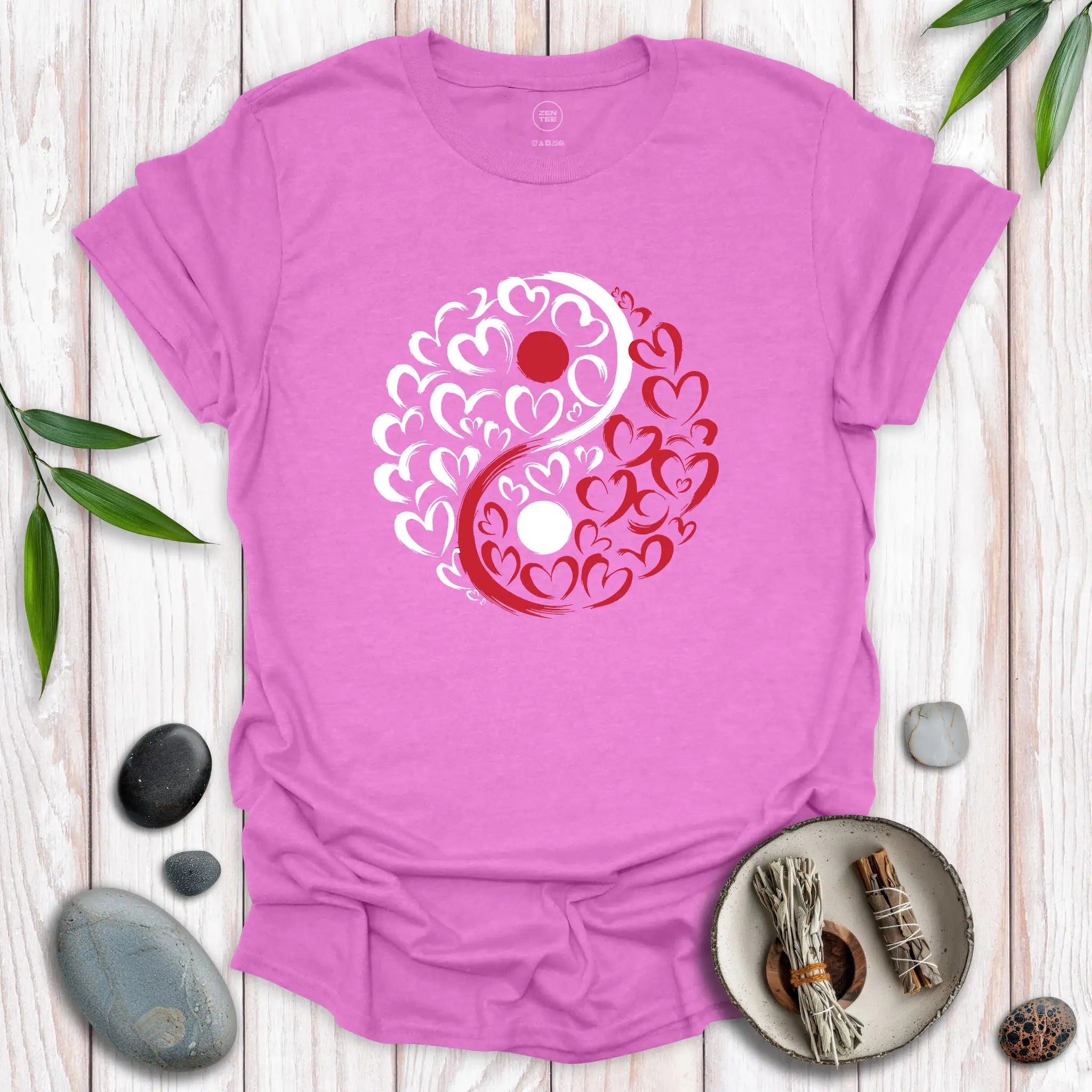 Heart Yin Yang T-Shirt