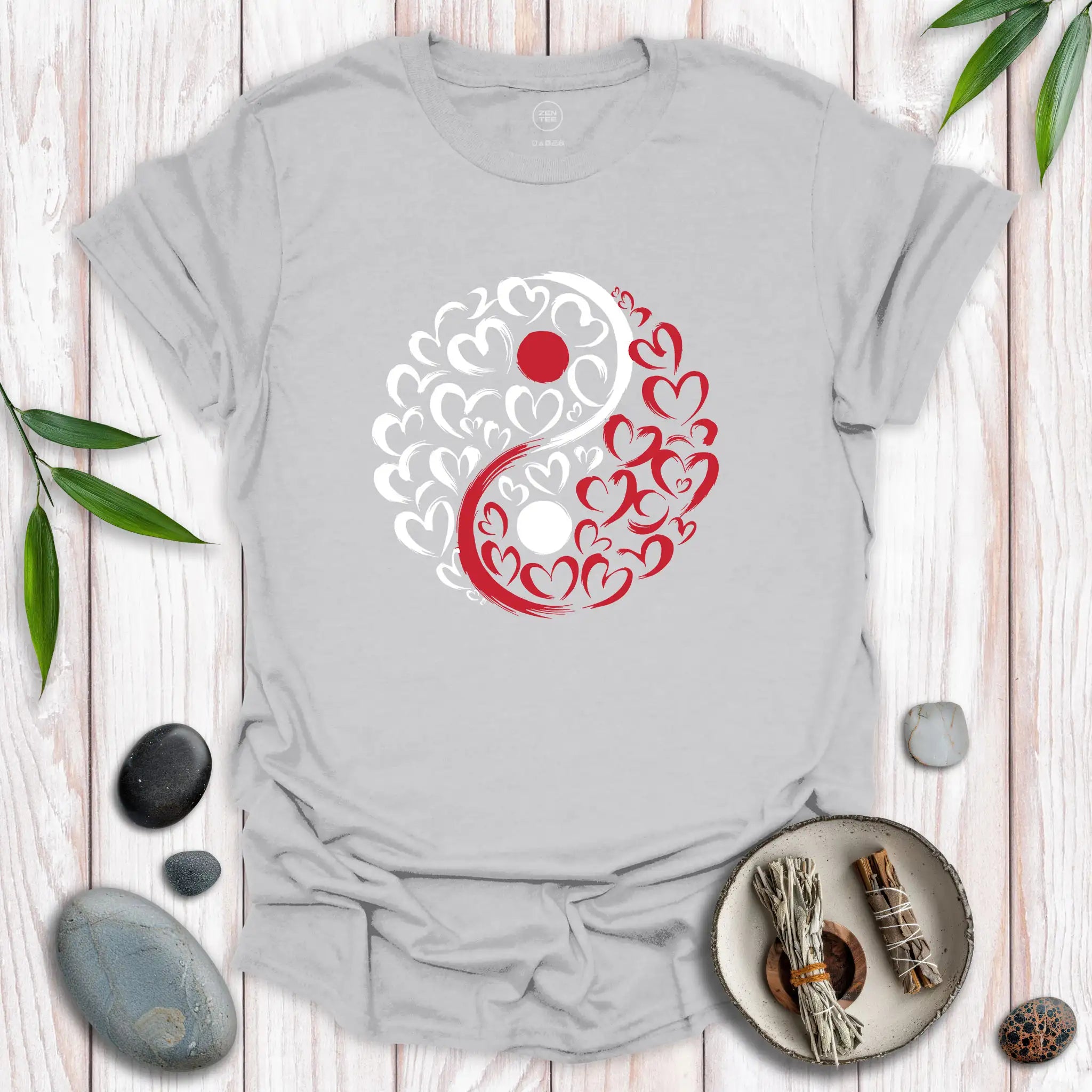 Heart Yin Yang T-Shirt