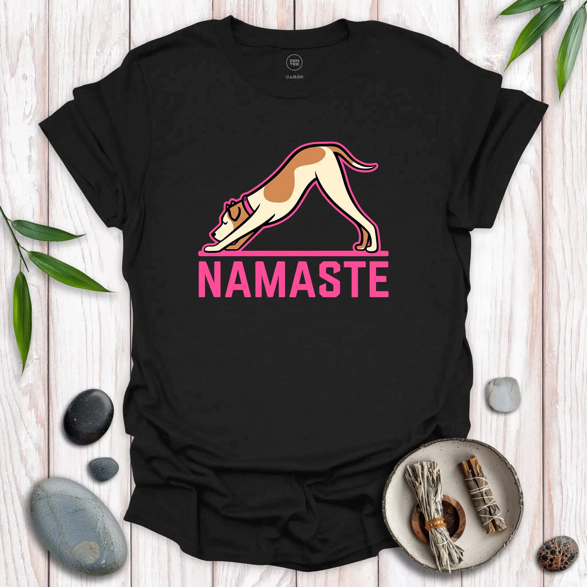 Namaste Dog T-Shirt
