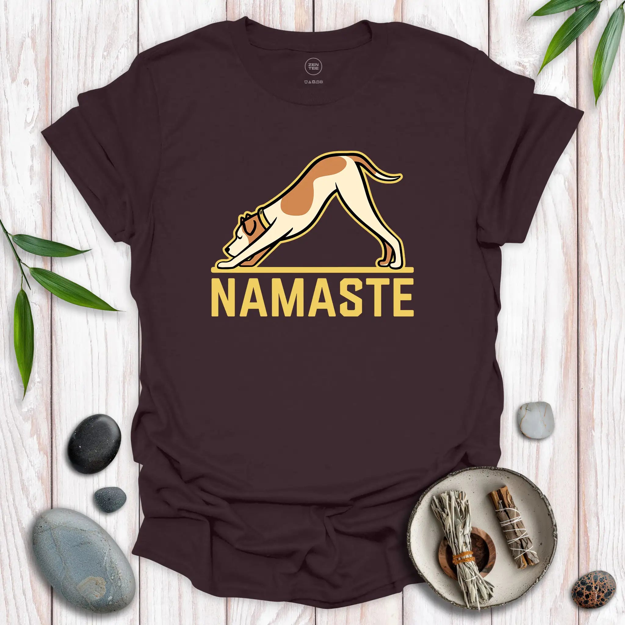 Namaste Dog T-Shirt