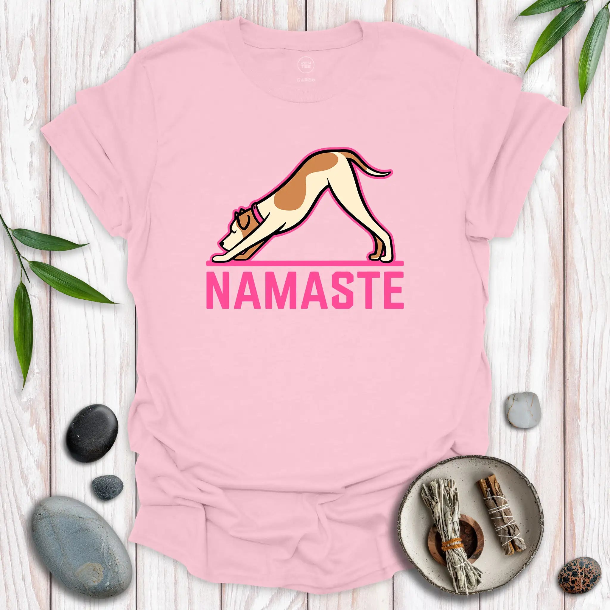 Namaste Dog T-Shirt