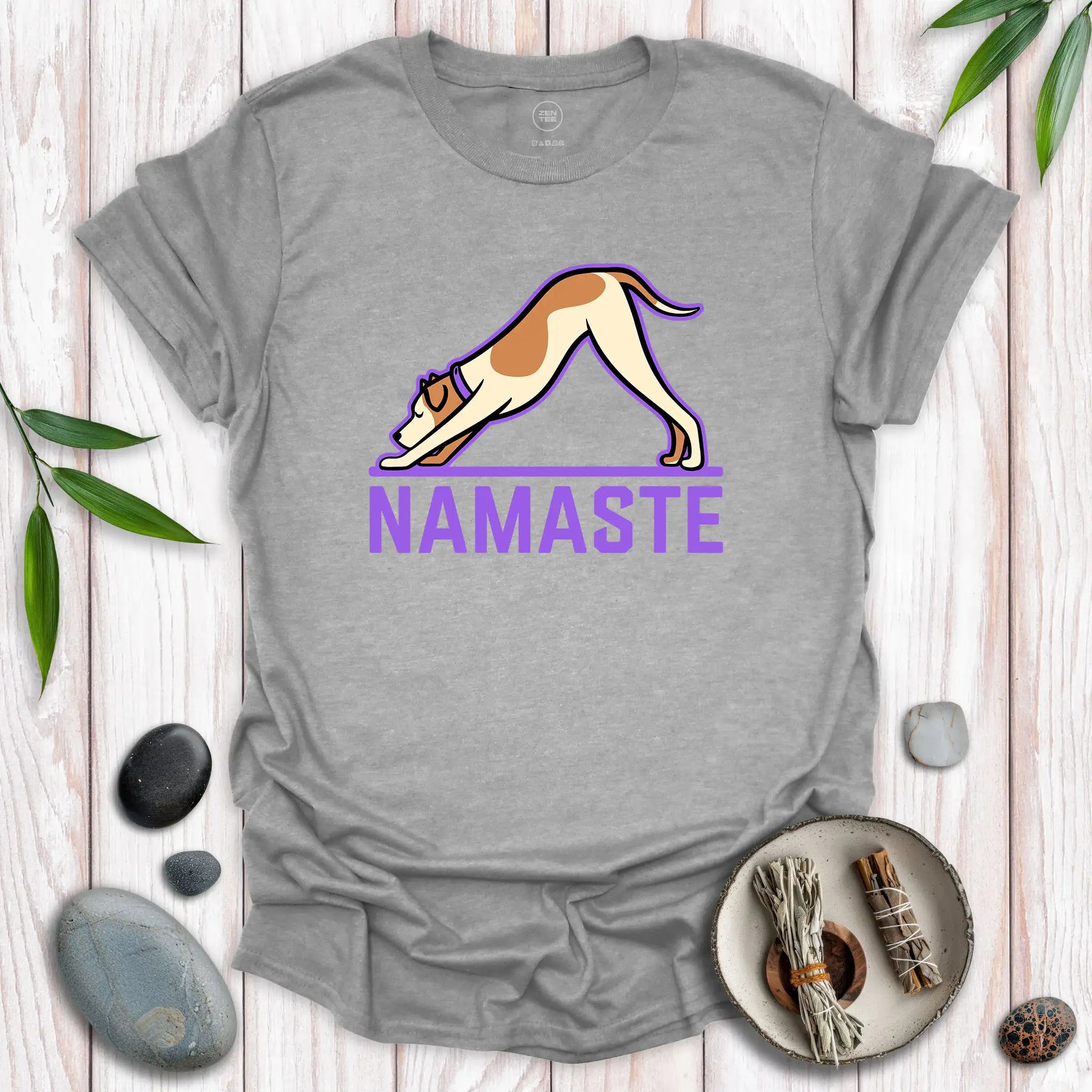 Namaste Dog T-Shirt
