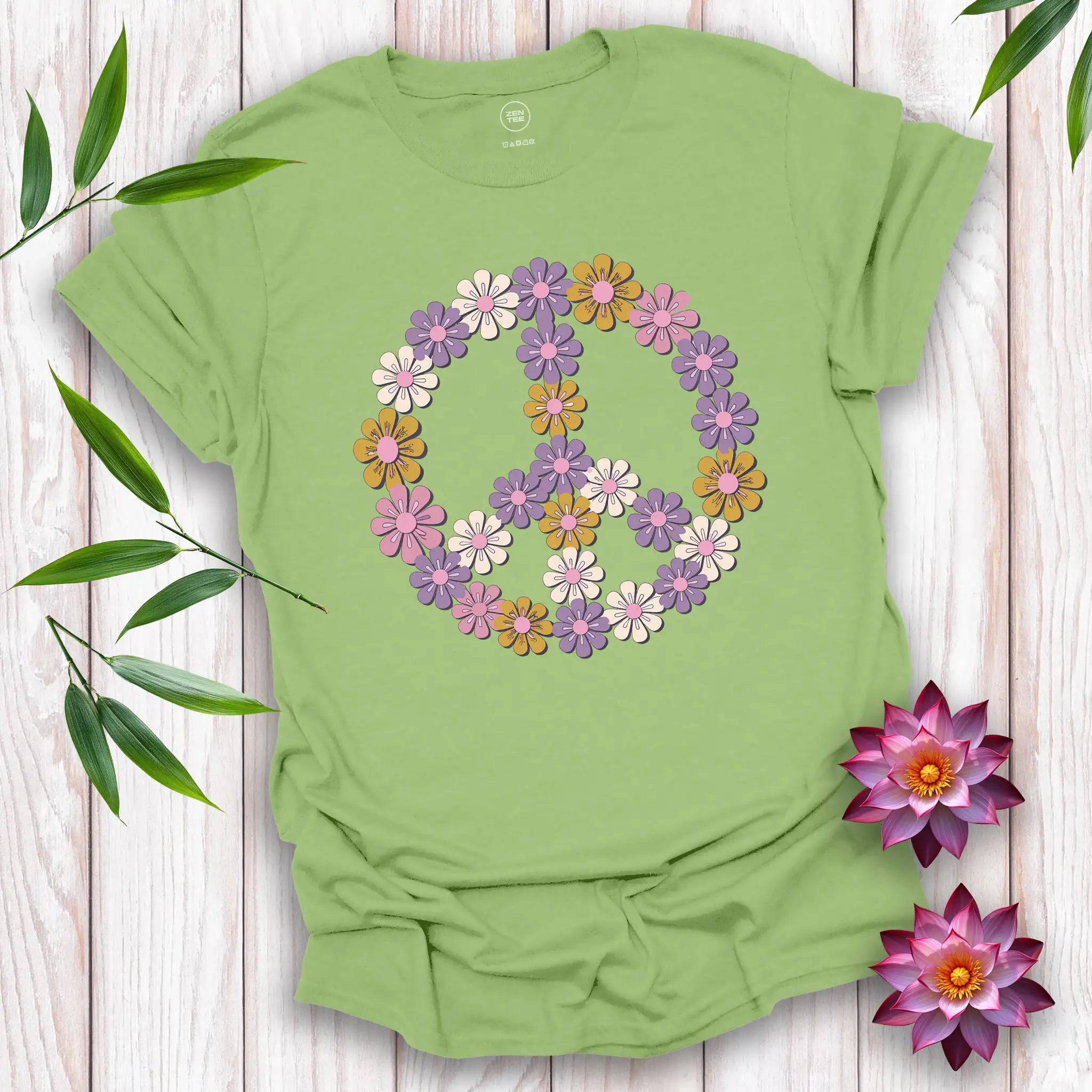 70's Peace Flowers T-Shirt