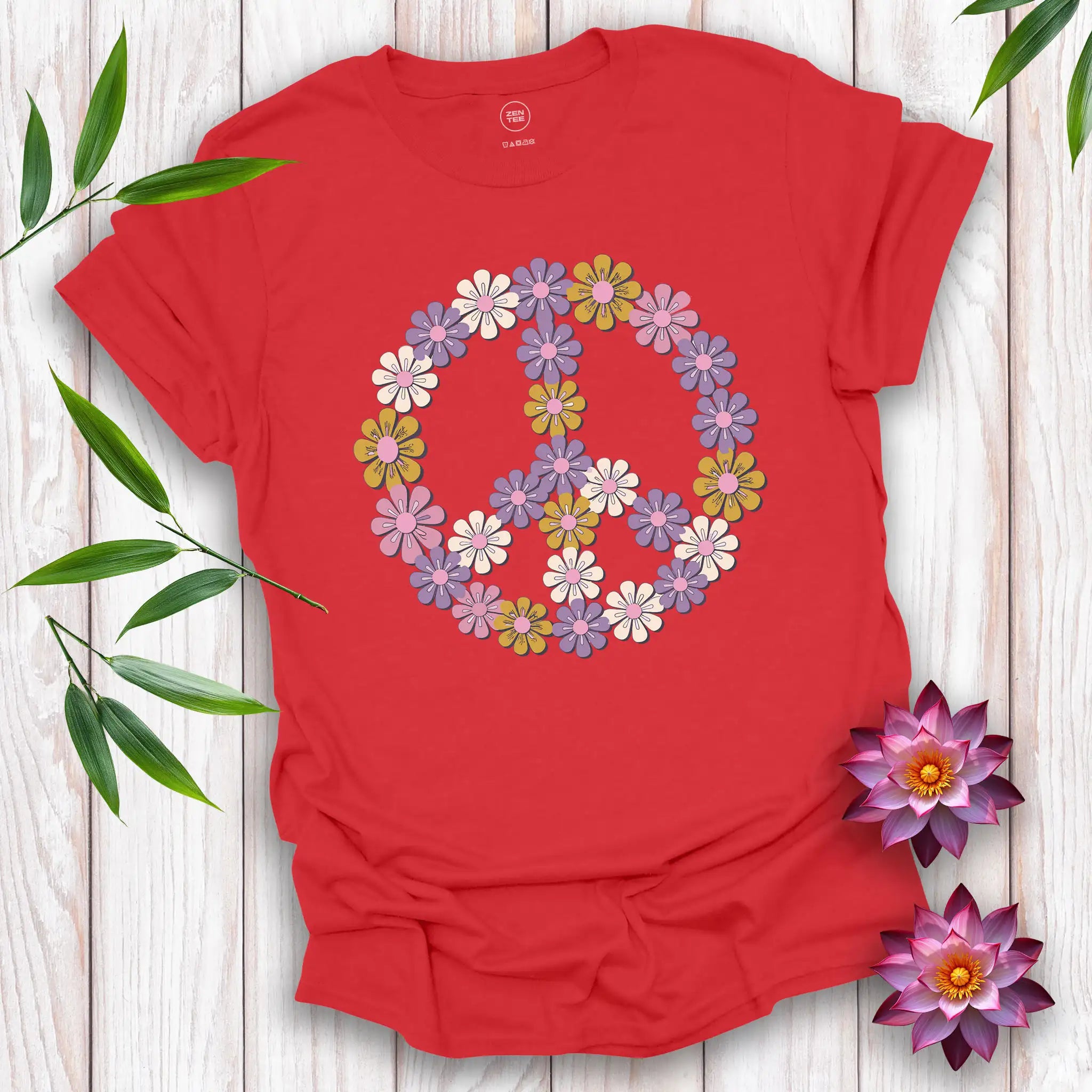 70's Peace Flowers T-Shirt