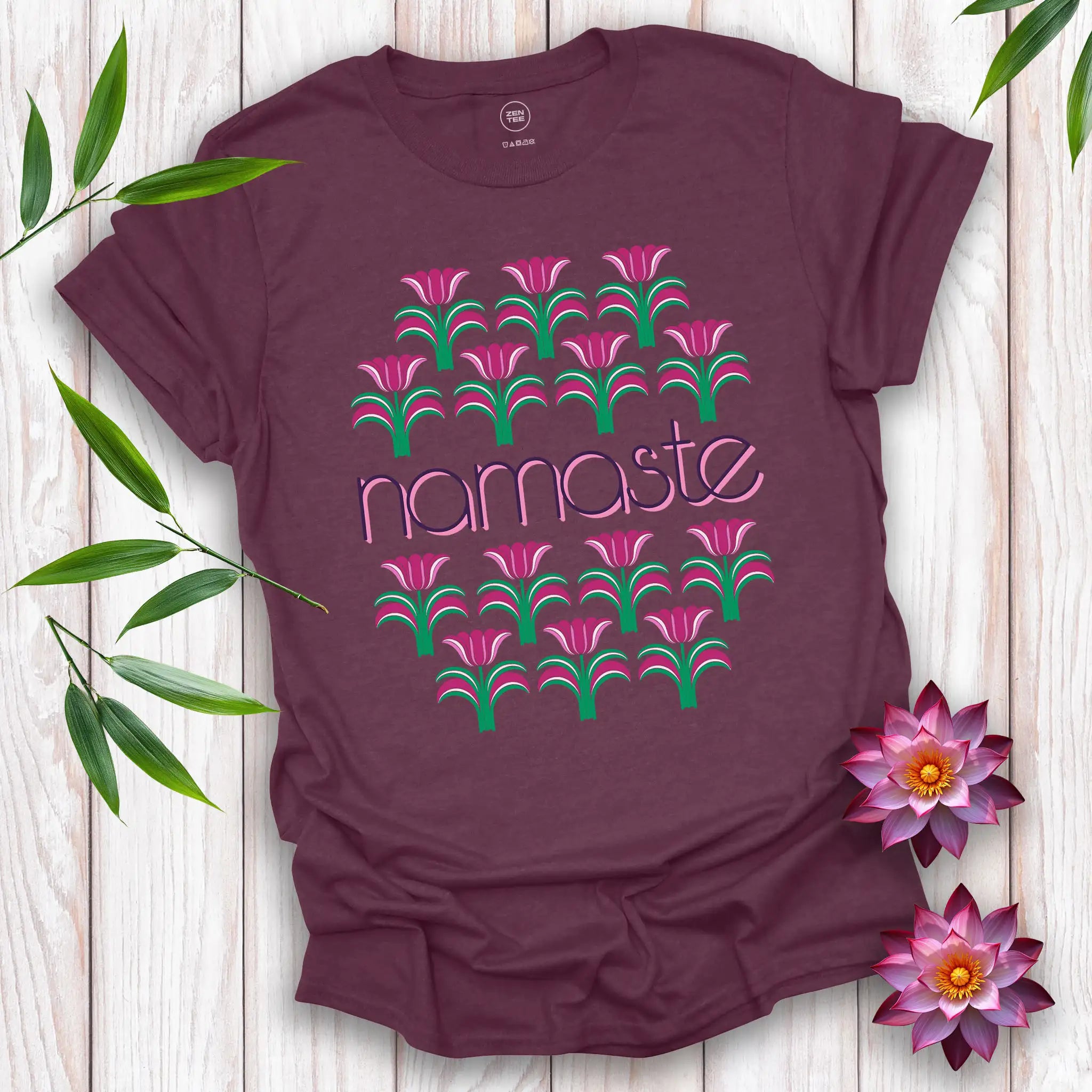 70s Tulip Namaste T-Shirt