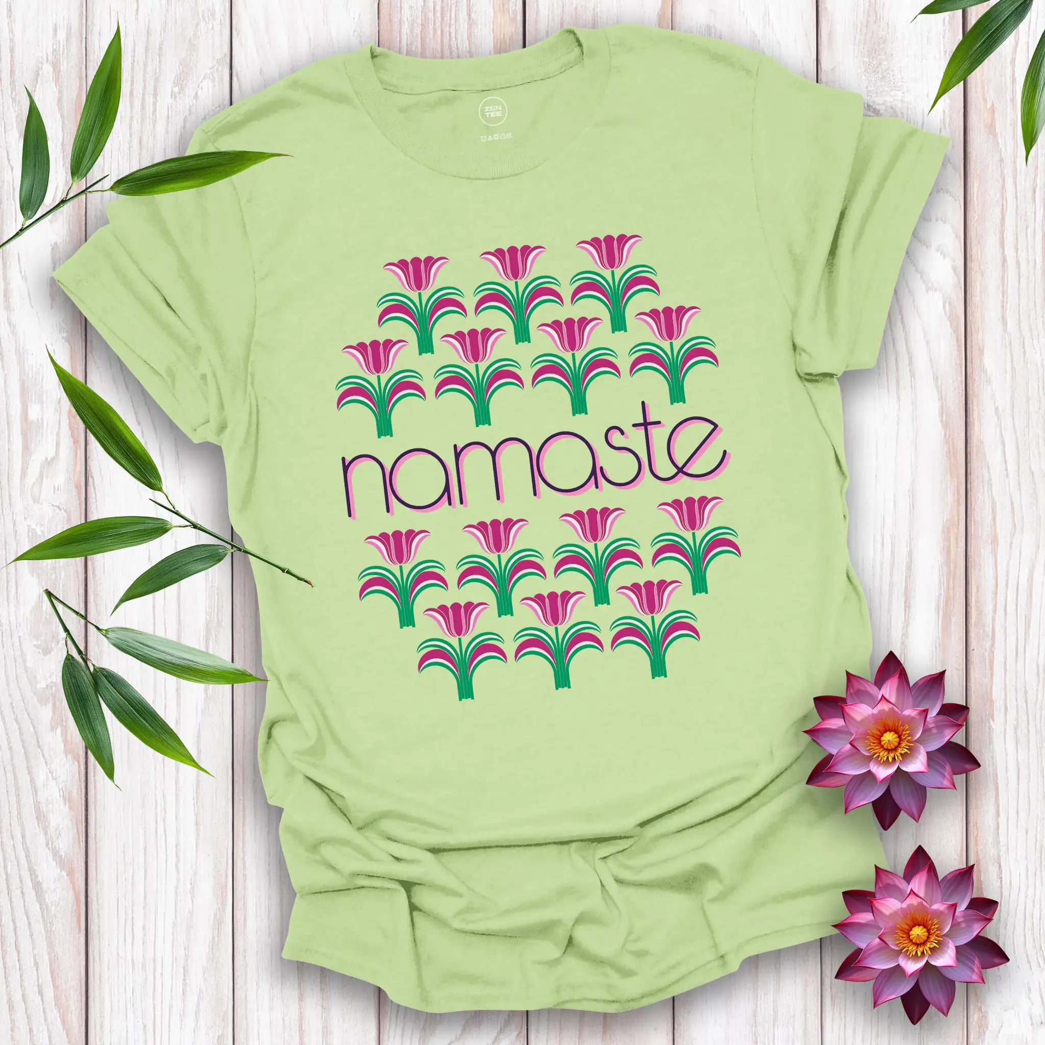 70s Tulip Namaste T-Shirt