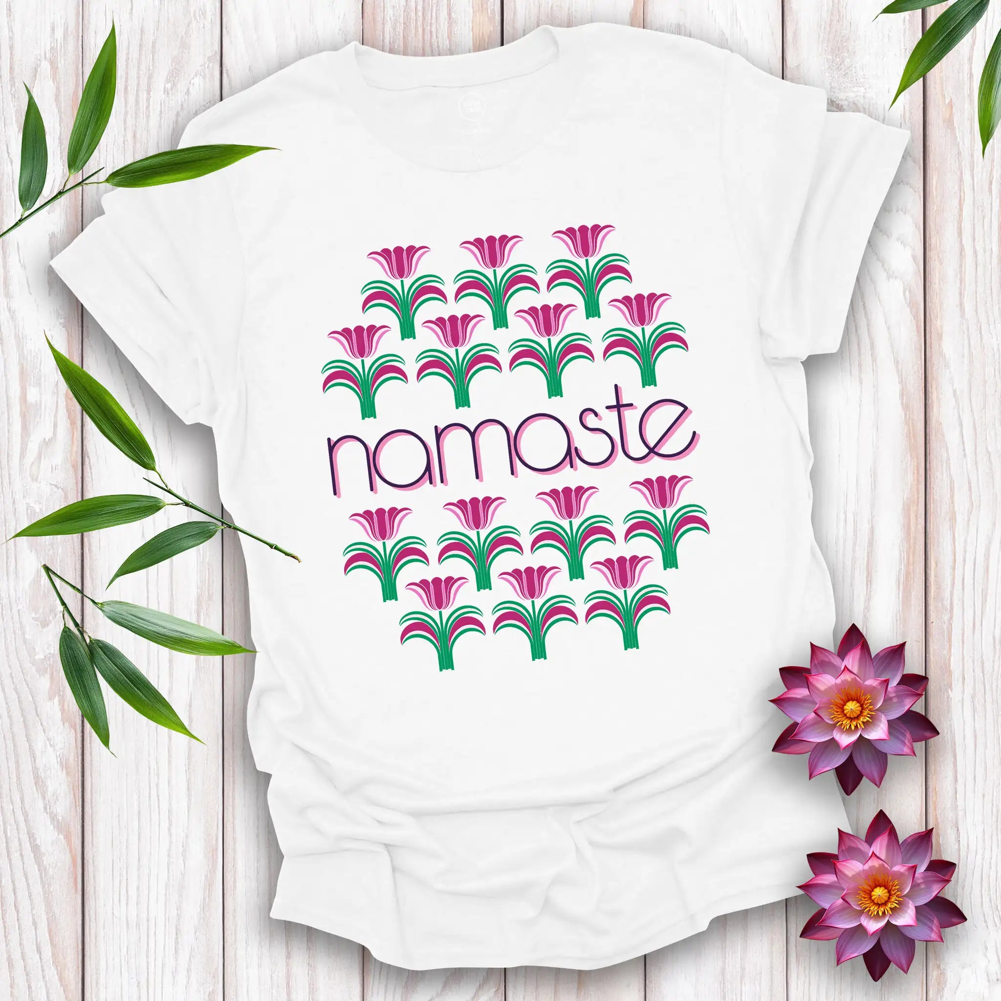 70s Tulip Namaste T-Shirt
