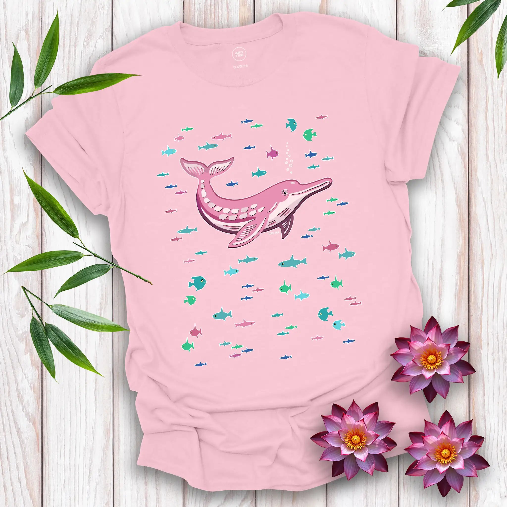 Amazon Spirits: Pink River Dolphin T-Shirt