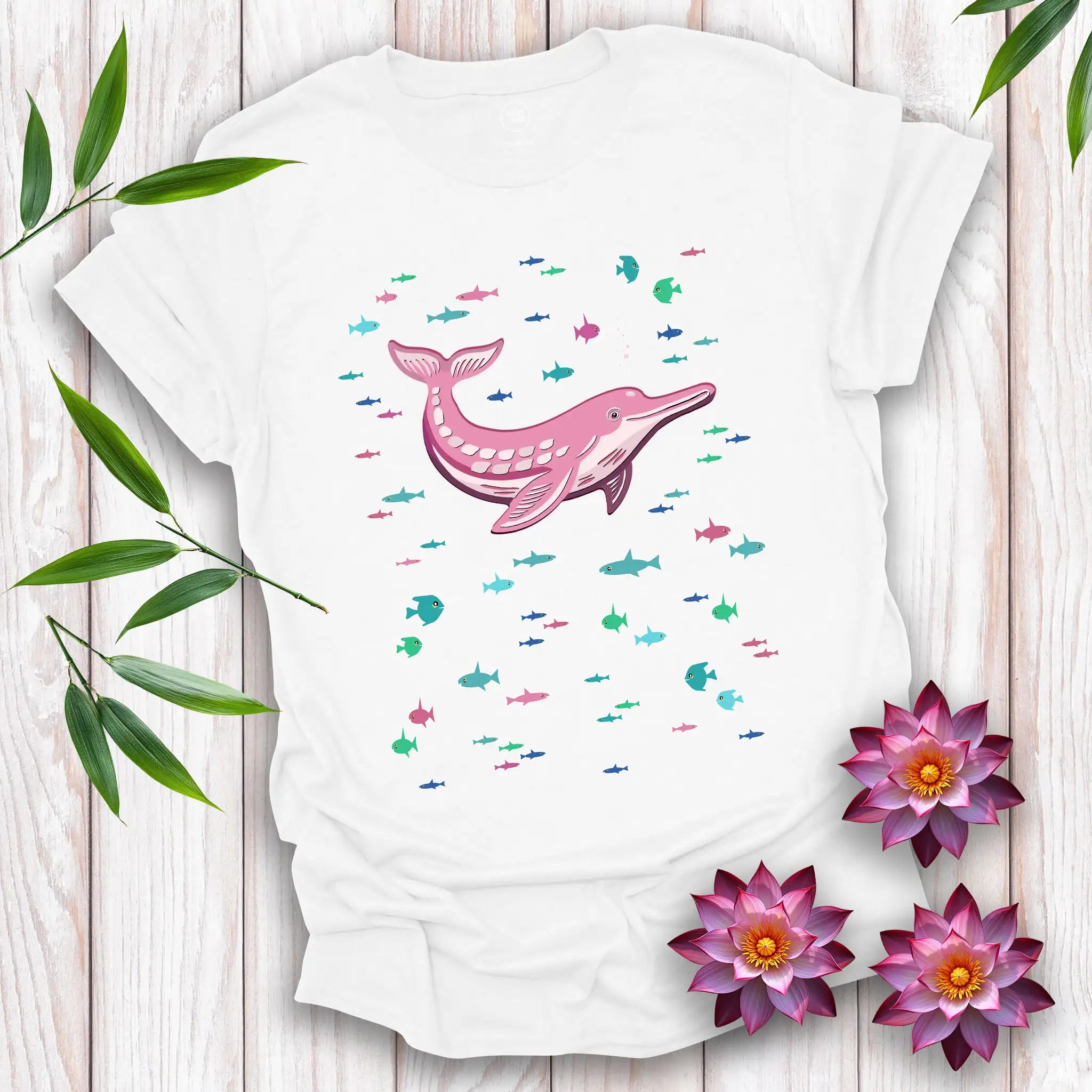 Amazon Spirits: Pink River Dolphin T-Shirt