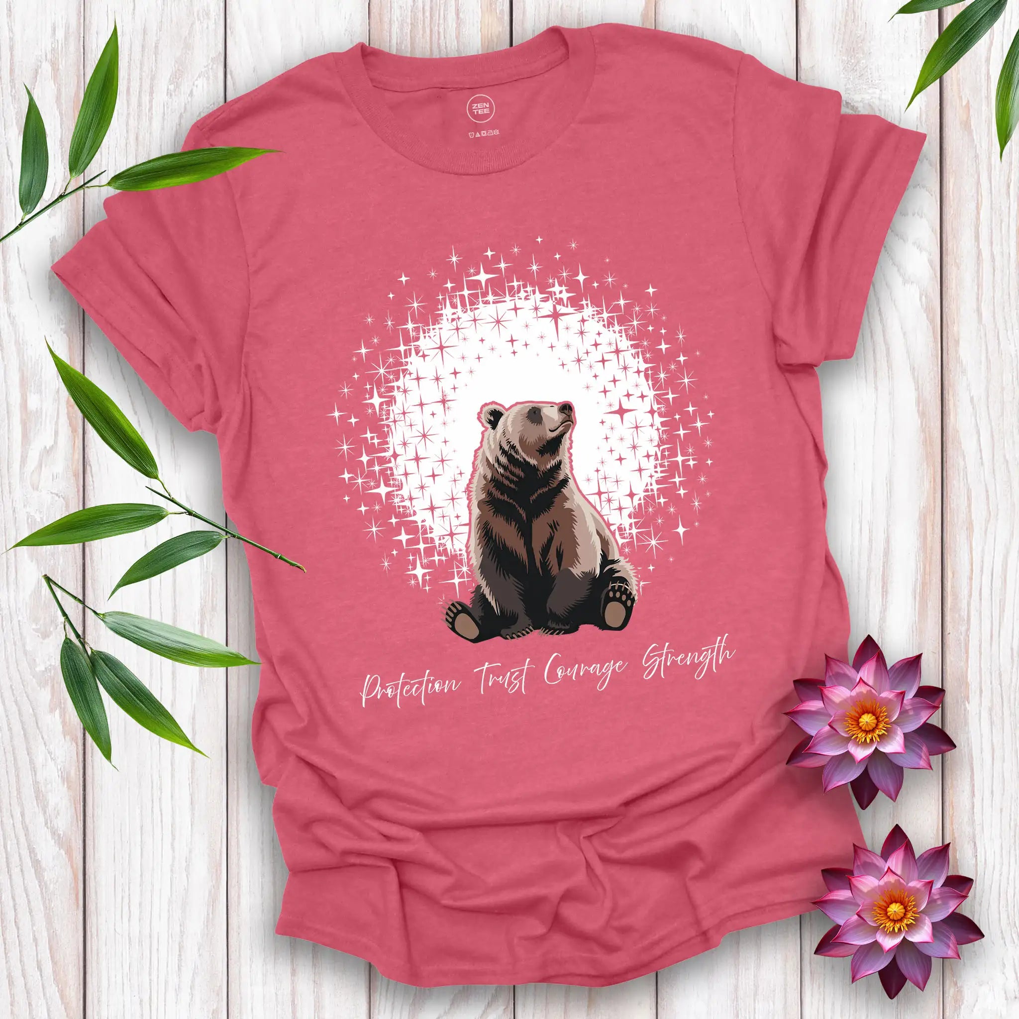 Bear Spirit and Stars T-shirt