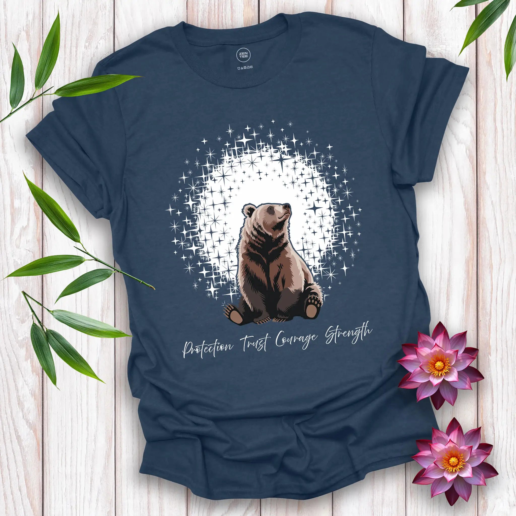 Bear Spirit and Stars T-shirt
