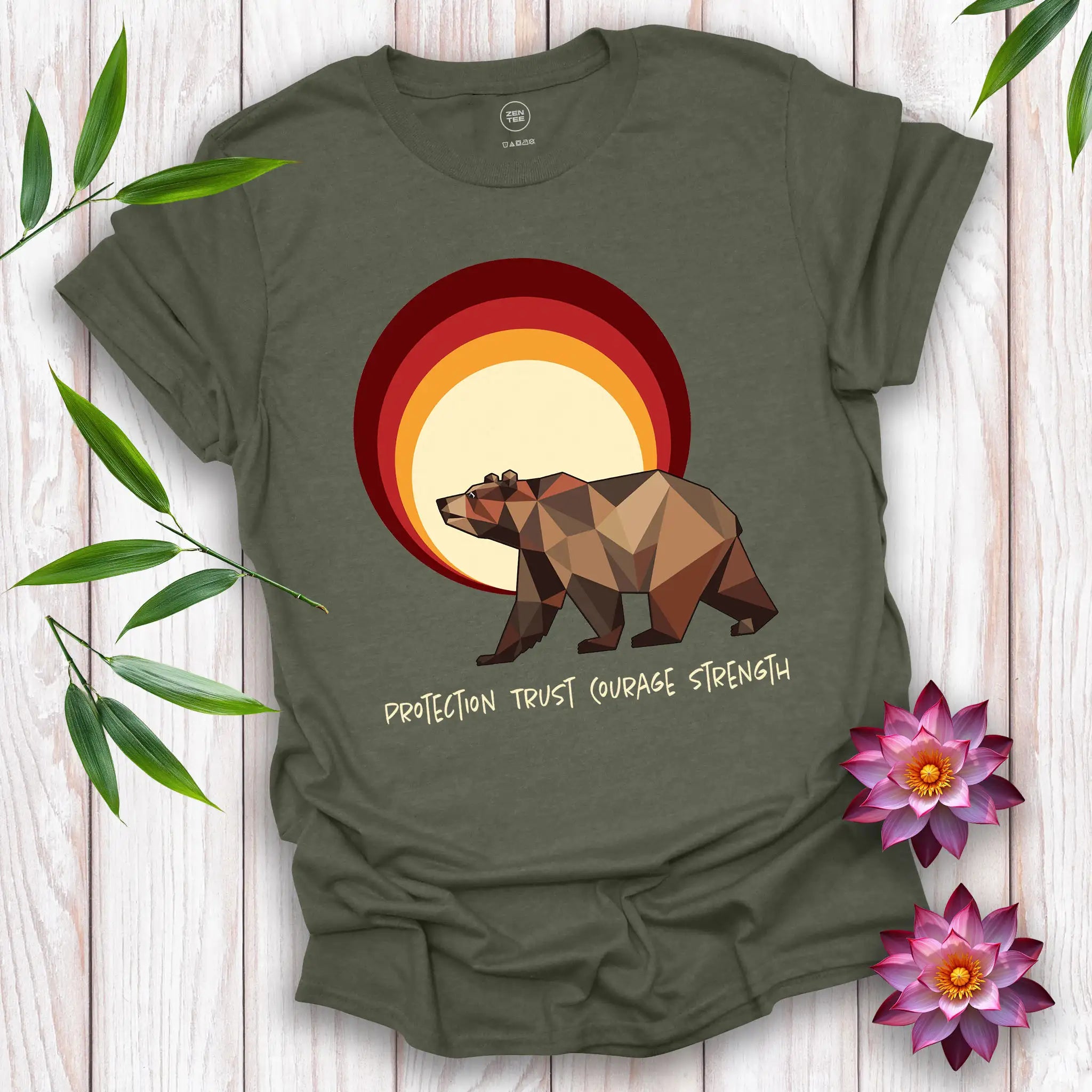 Bear Spirit and Circles T-Shirt