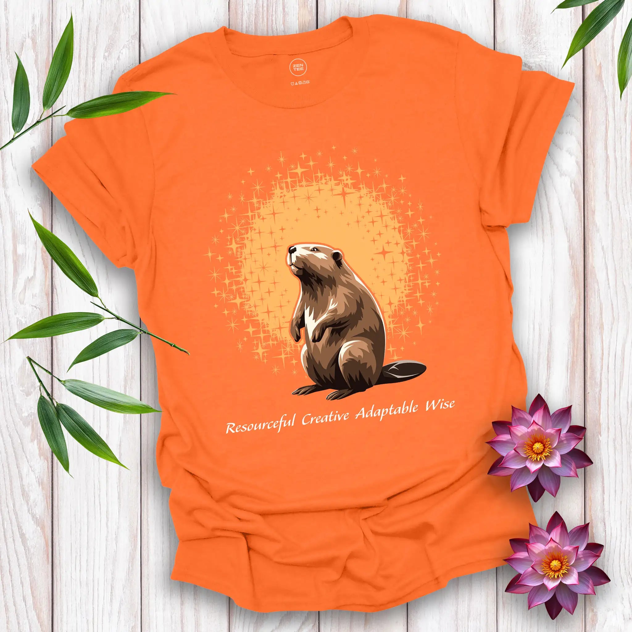 Beaver Spirit and Stars T-Shirt