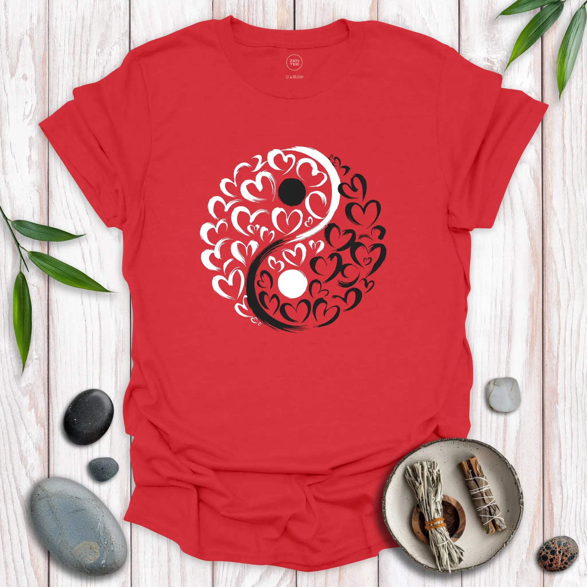 Heart Yin Yang T-Shirt