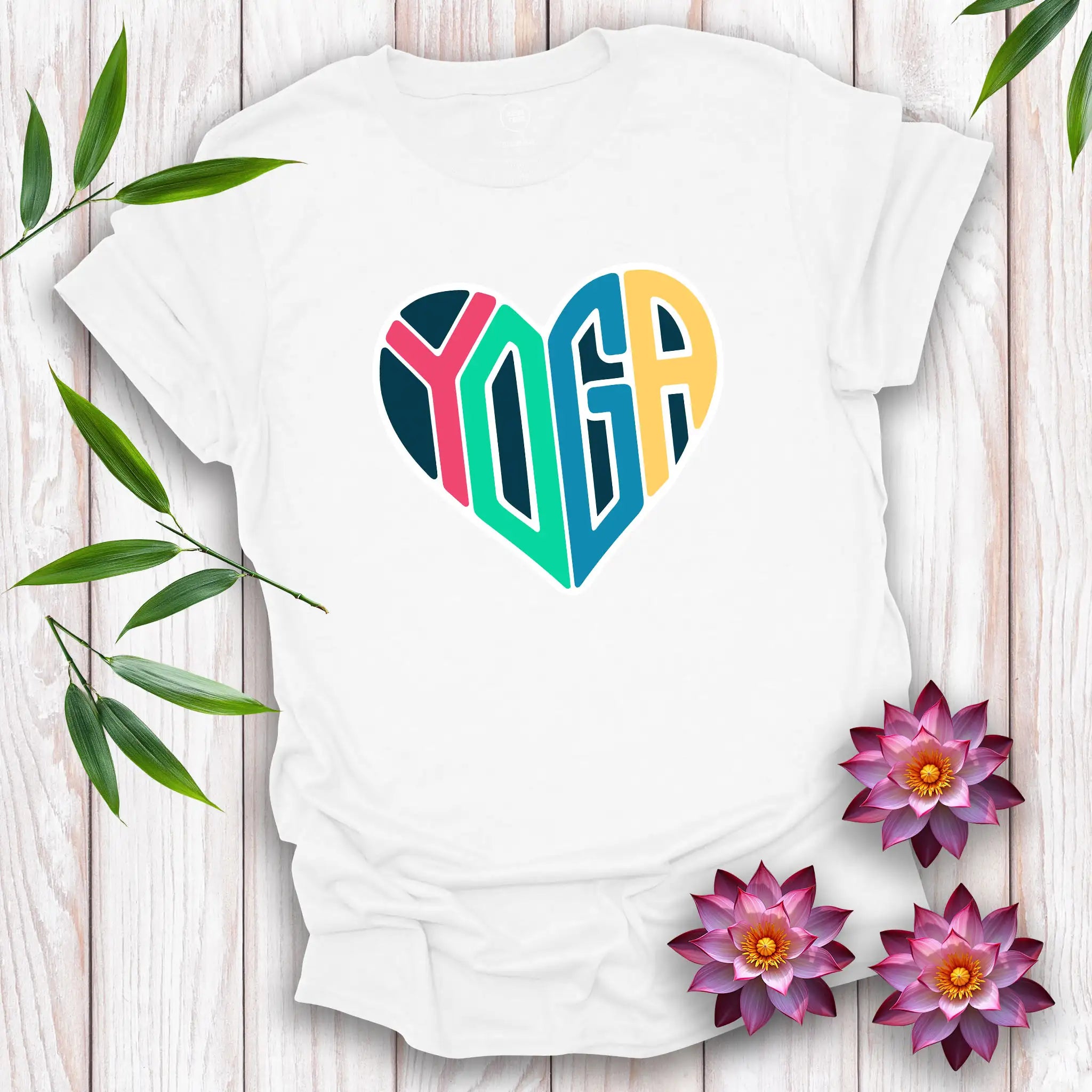 Love Heart Yoga T-Shirt