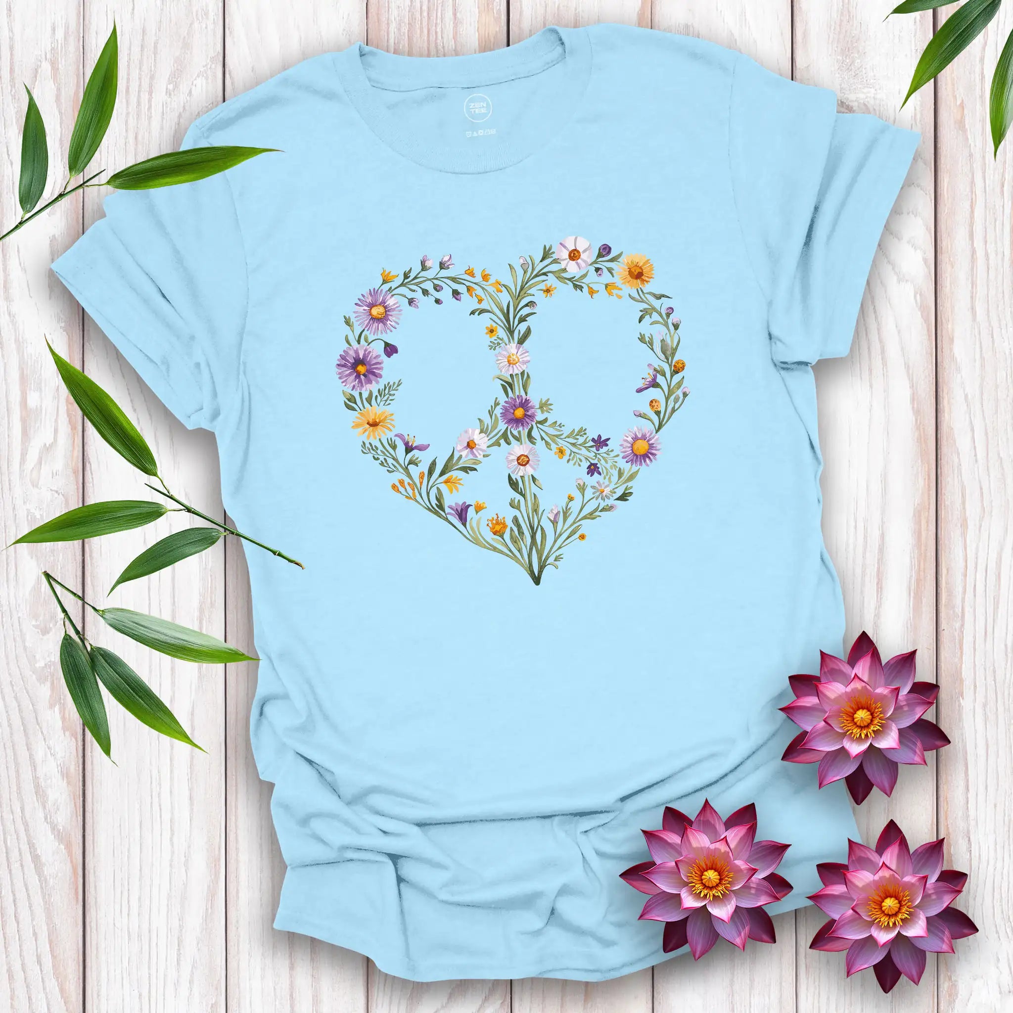 Peace Heart Watercolor T-Shirt