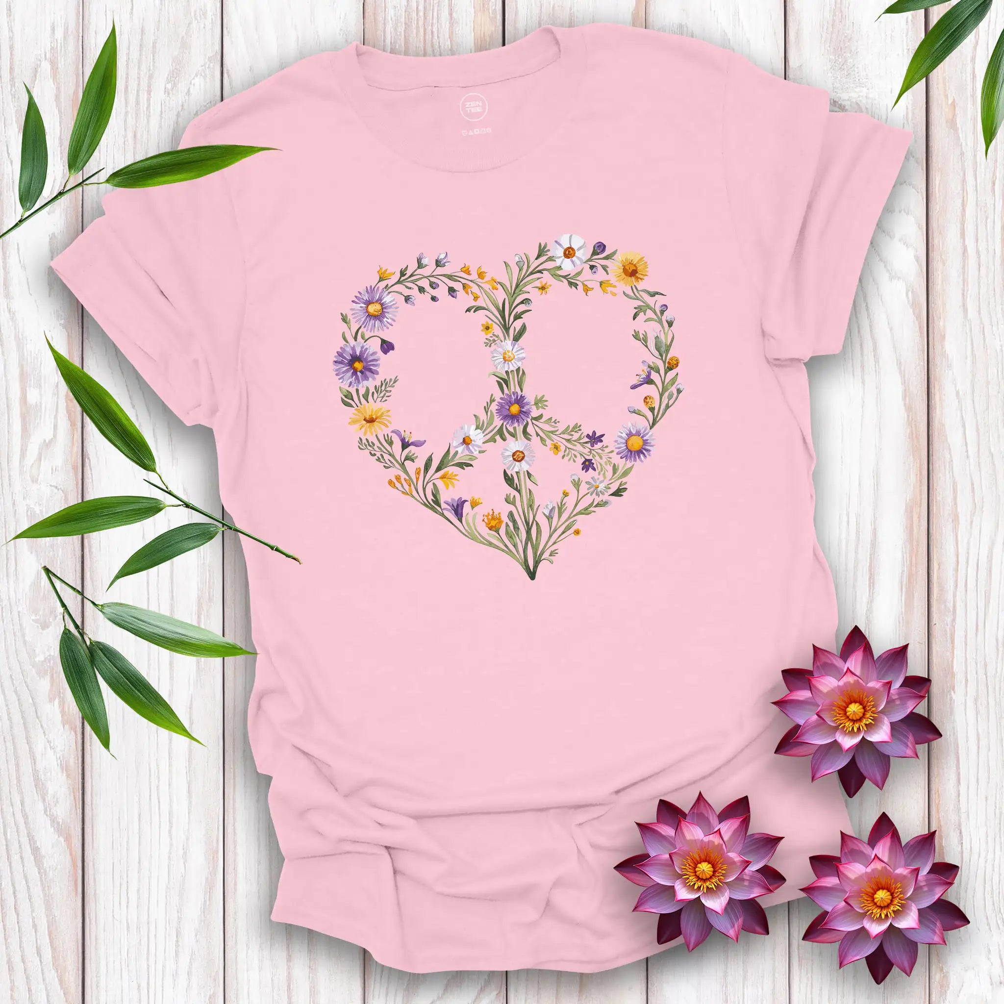 Peace Heart Watercolor T-Shirt