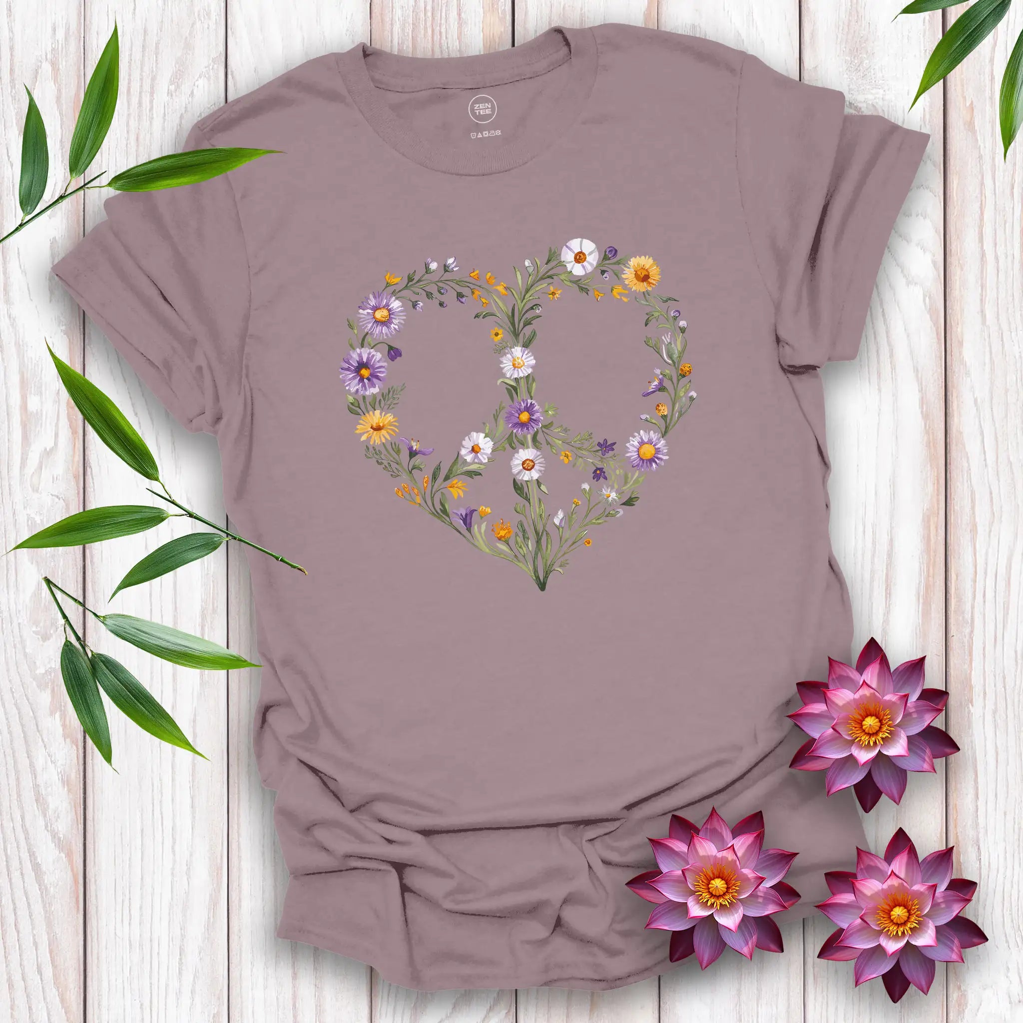 Peace Heart Watercolor T-Shirt