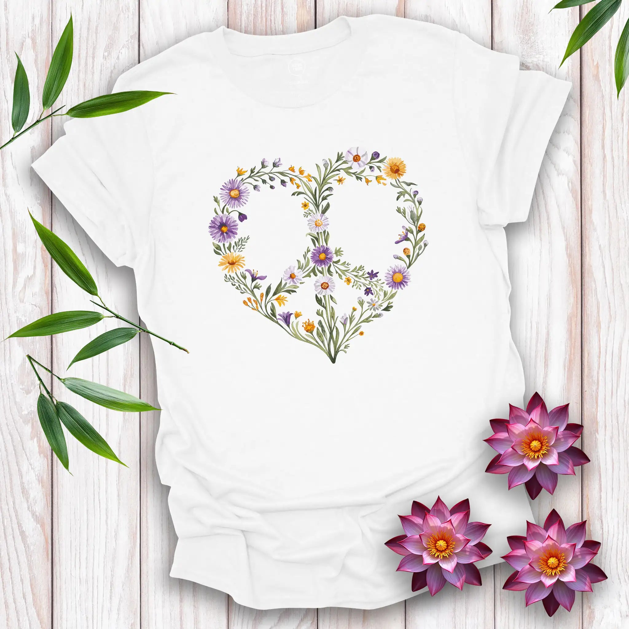 Peace Heart Watercolor T-Shirt