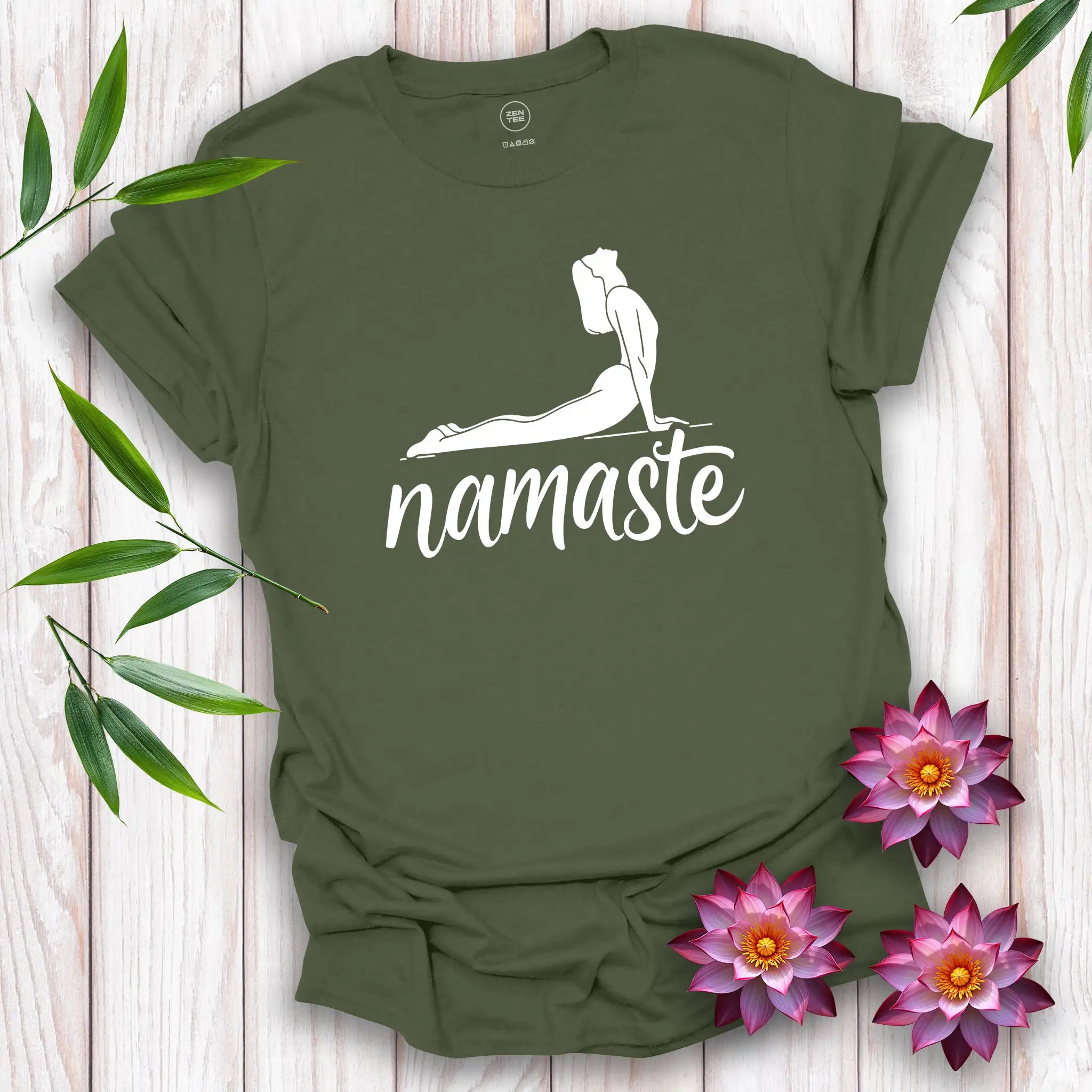 Bhujangasana Namaste T-Shirt