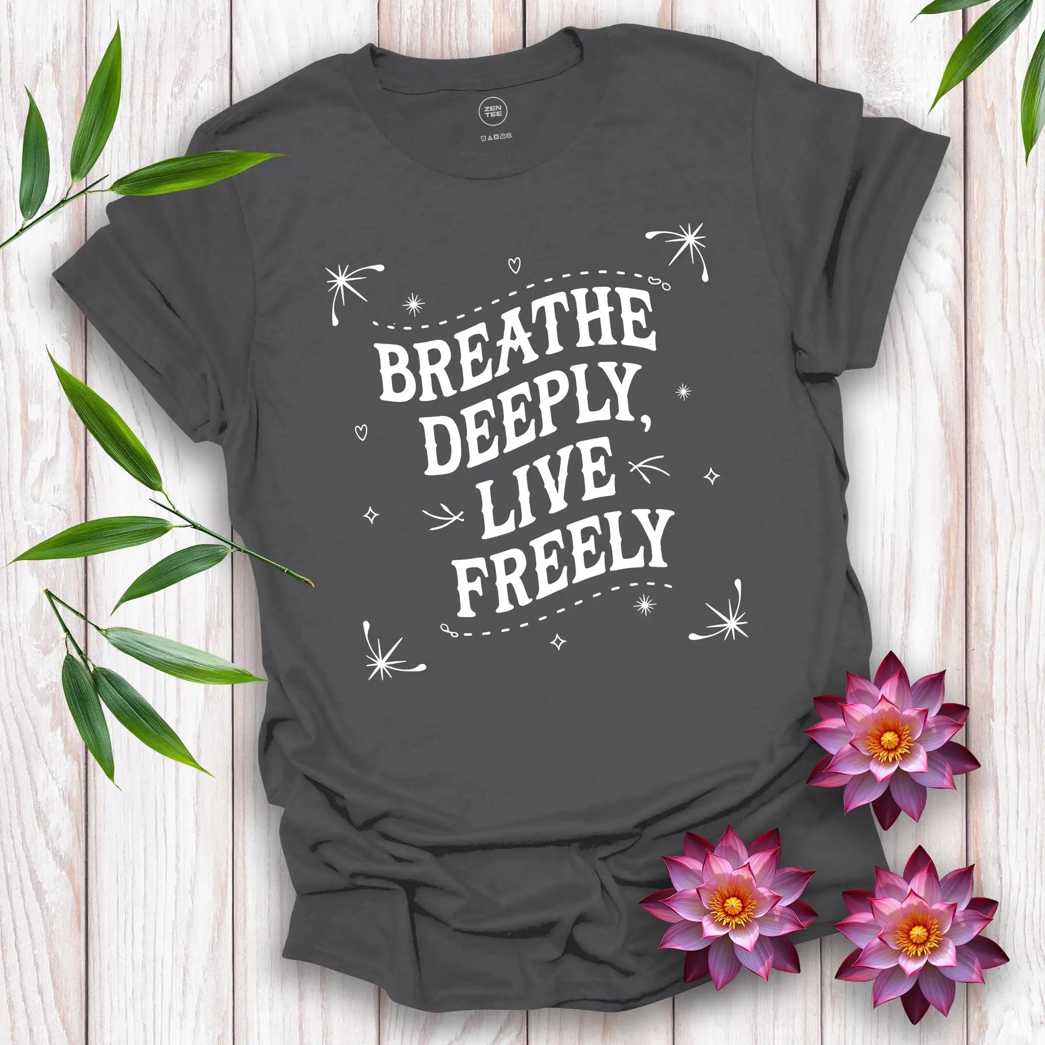Breath Deeply, Live Freely T-Shirt