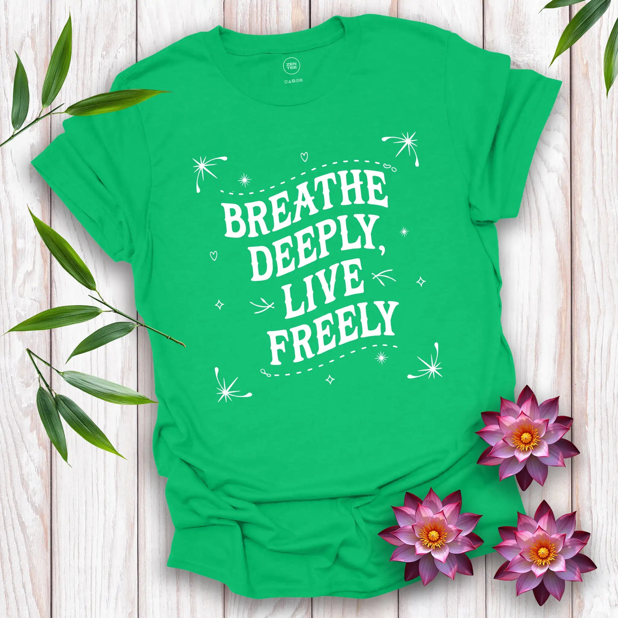 Breath Deeply, Live Freely T-Shirt
