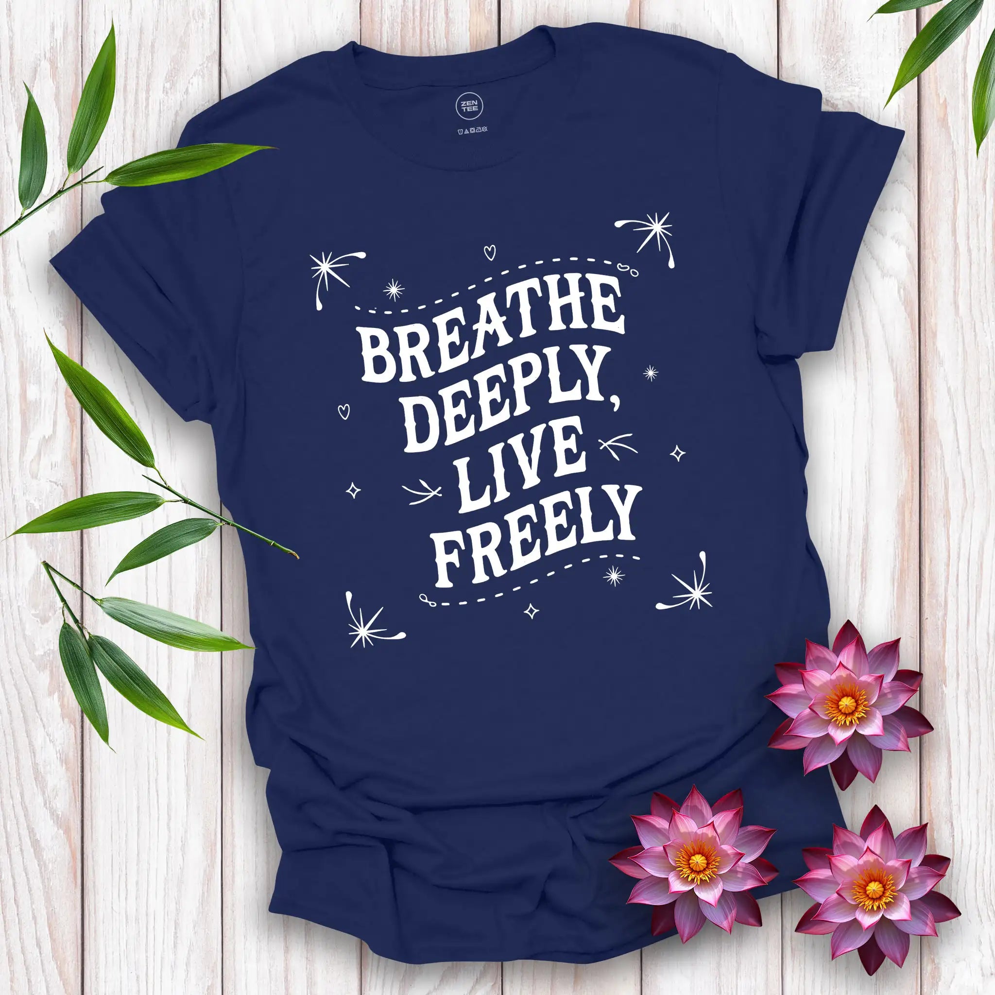 Breath Deeply, Live Freely T-Shirt