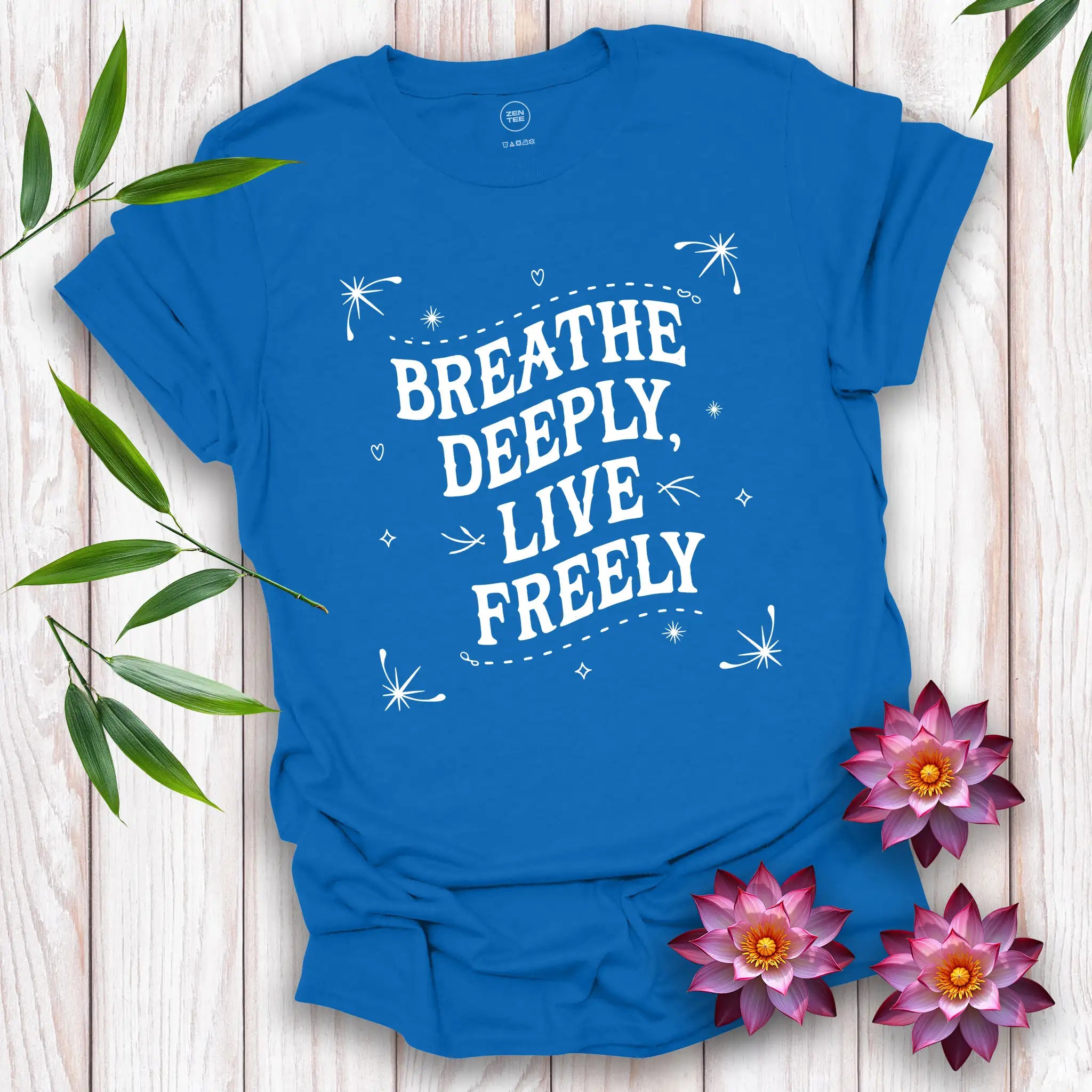 Breath Deeply, Live Freely T-Shirt