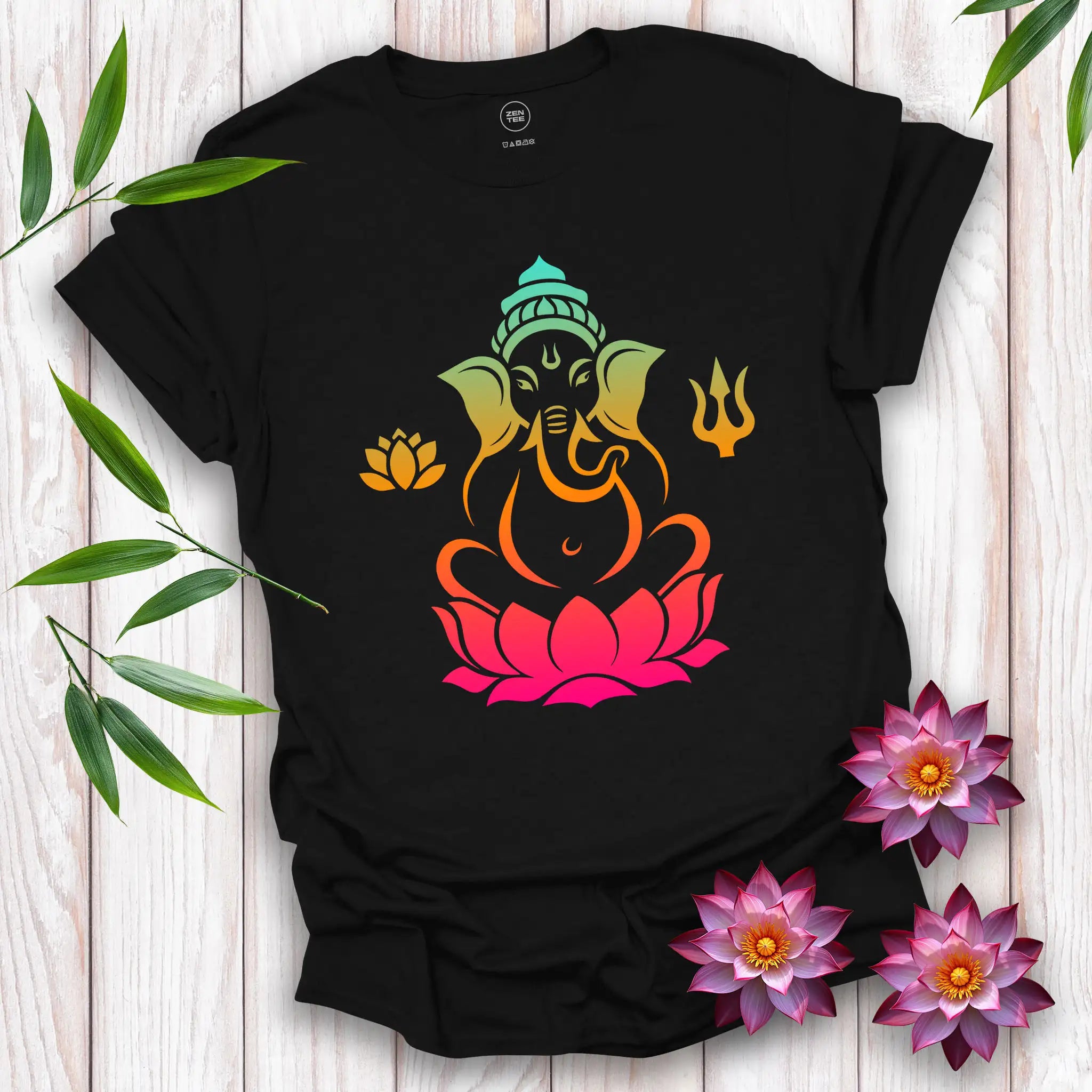 Divine Ganesha in Bloom T-Shirt