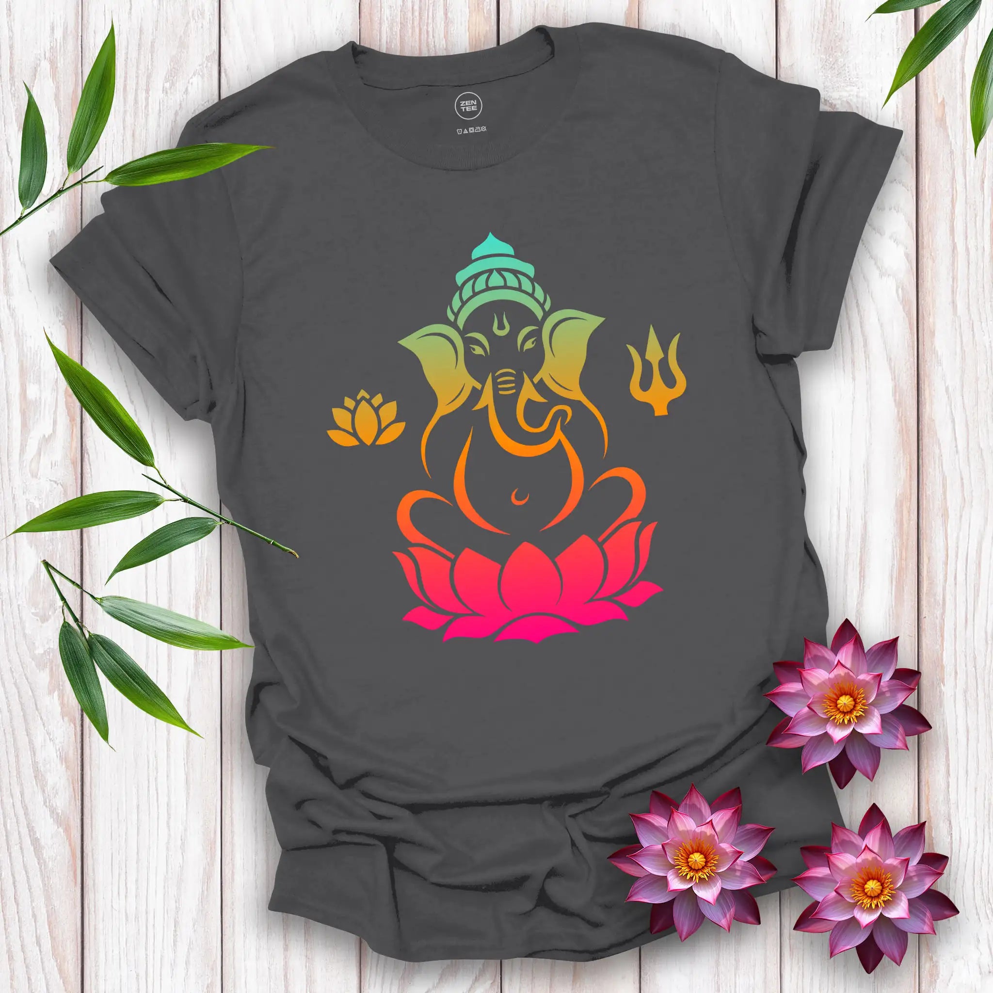 Divine Ganesha in Bloom T-Shirt
