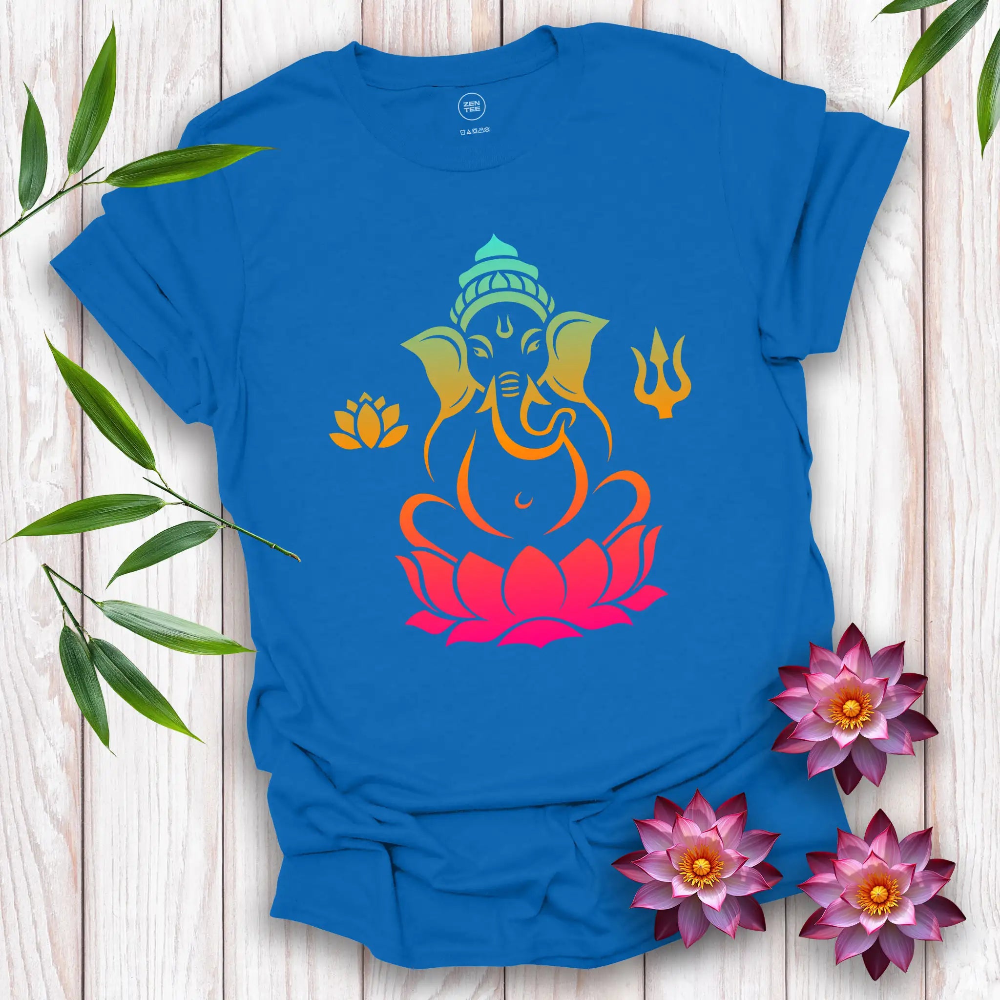 Divine Ganesha in Bloom T-Shirt