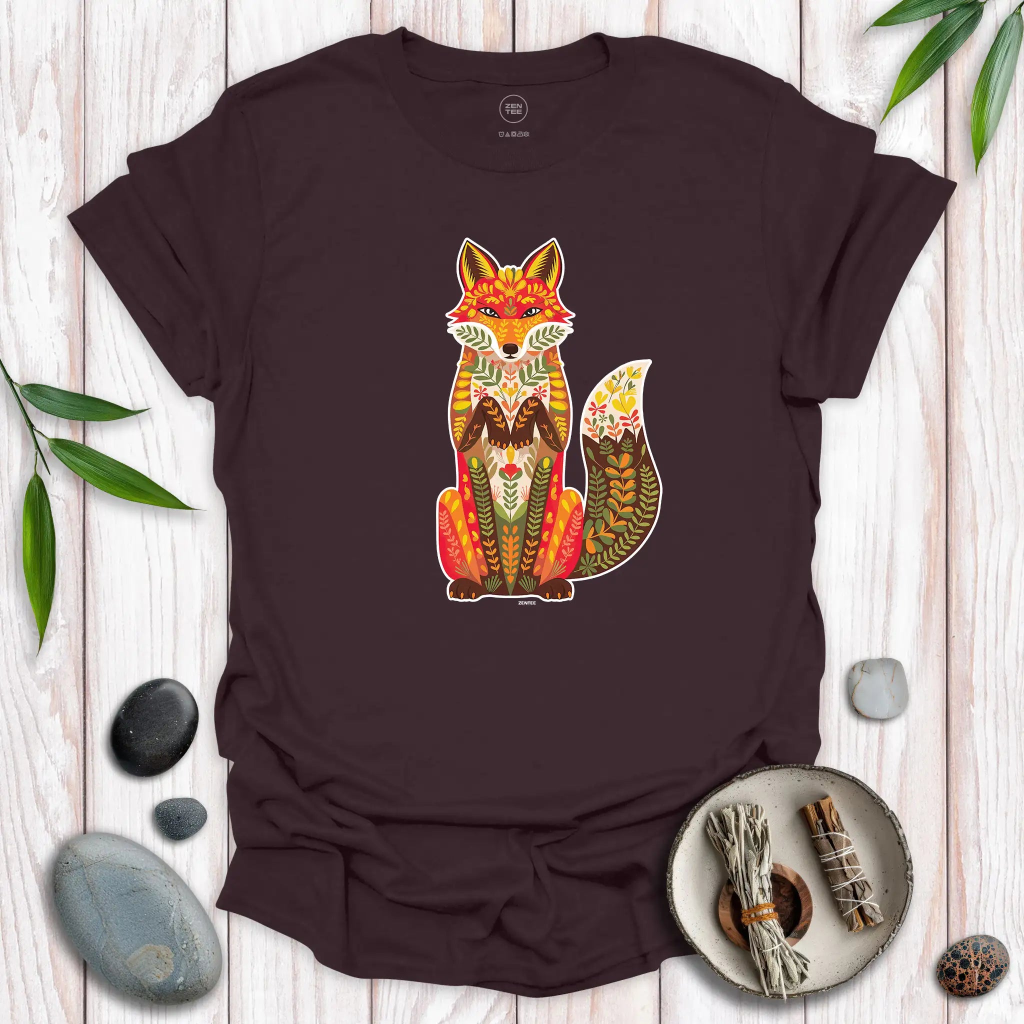 Fox n Flowers T-Shirt