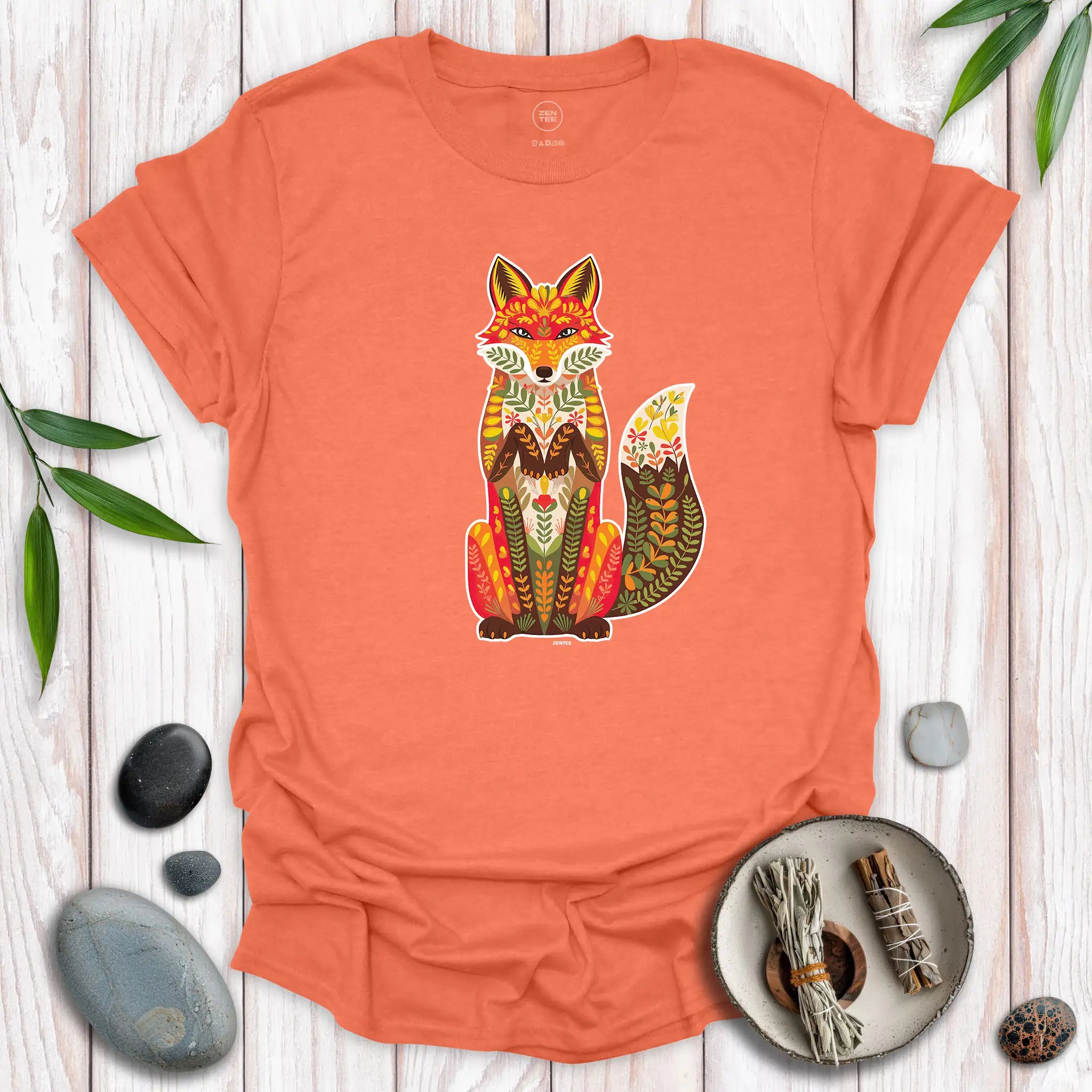 Fox n Flowers T-Shirt