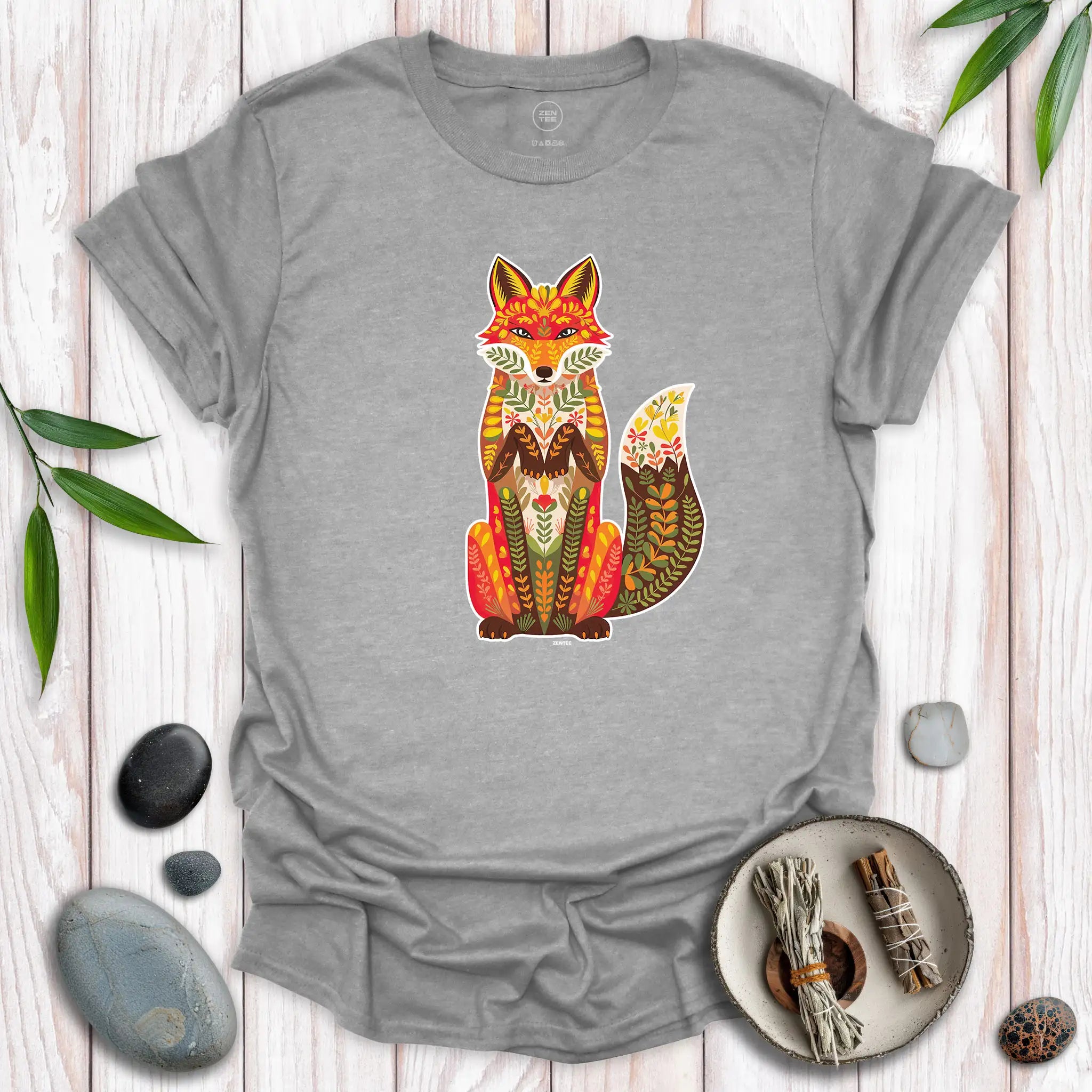 Fox n Flowers T-Shirt