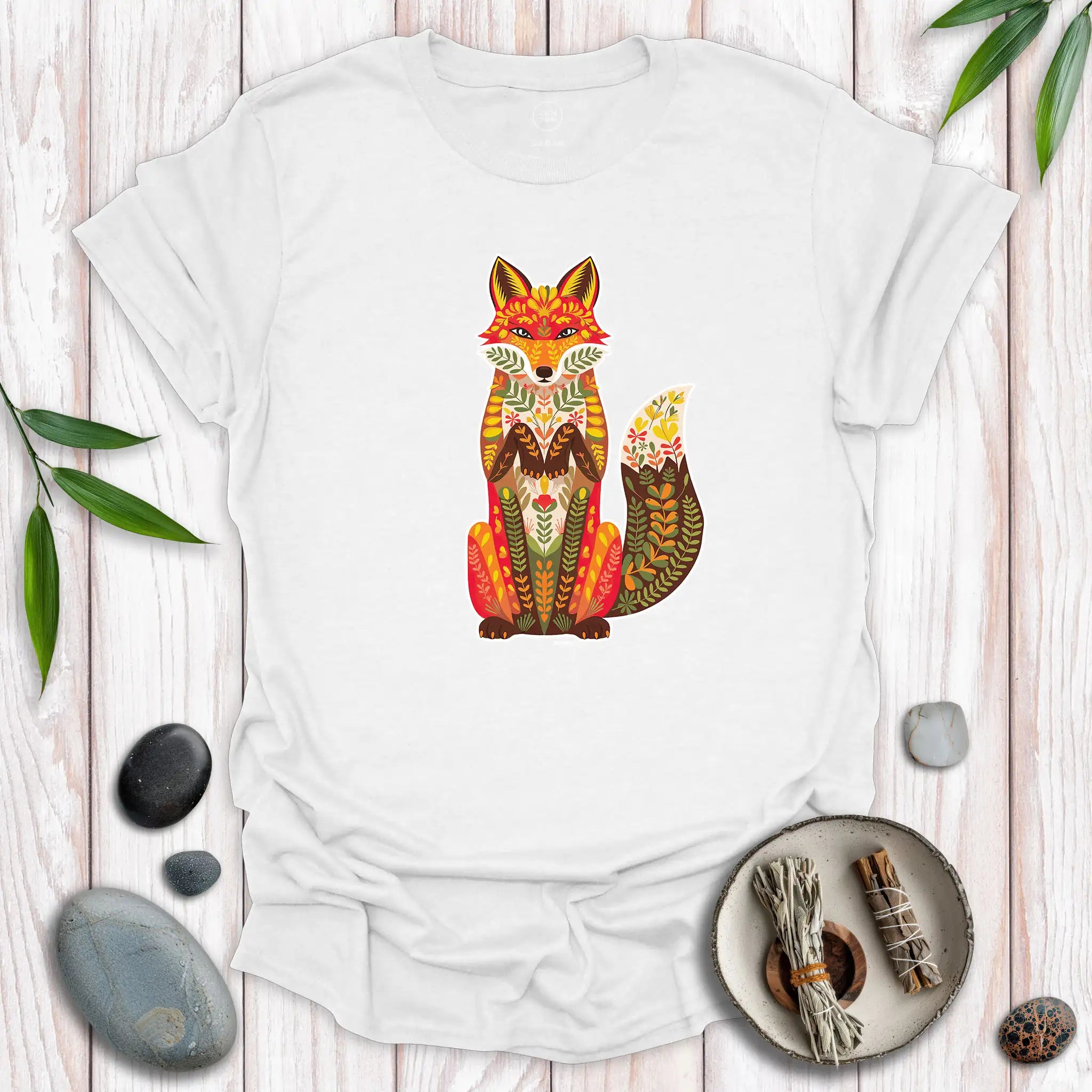 Fox n Flowers T-Shirt
