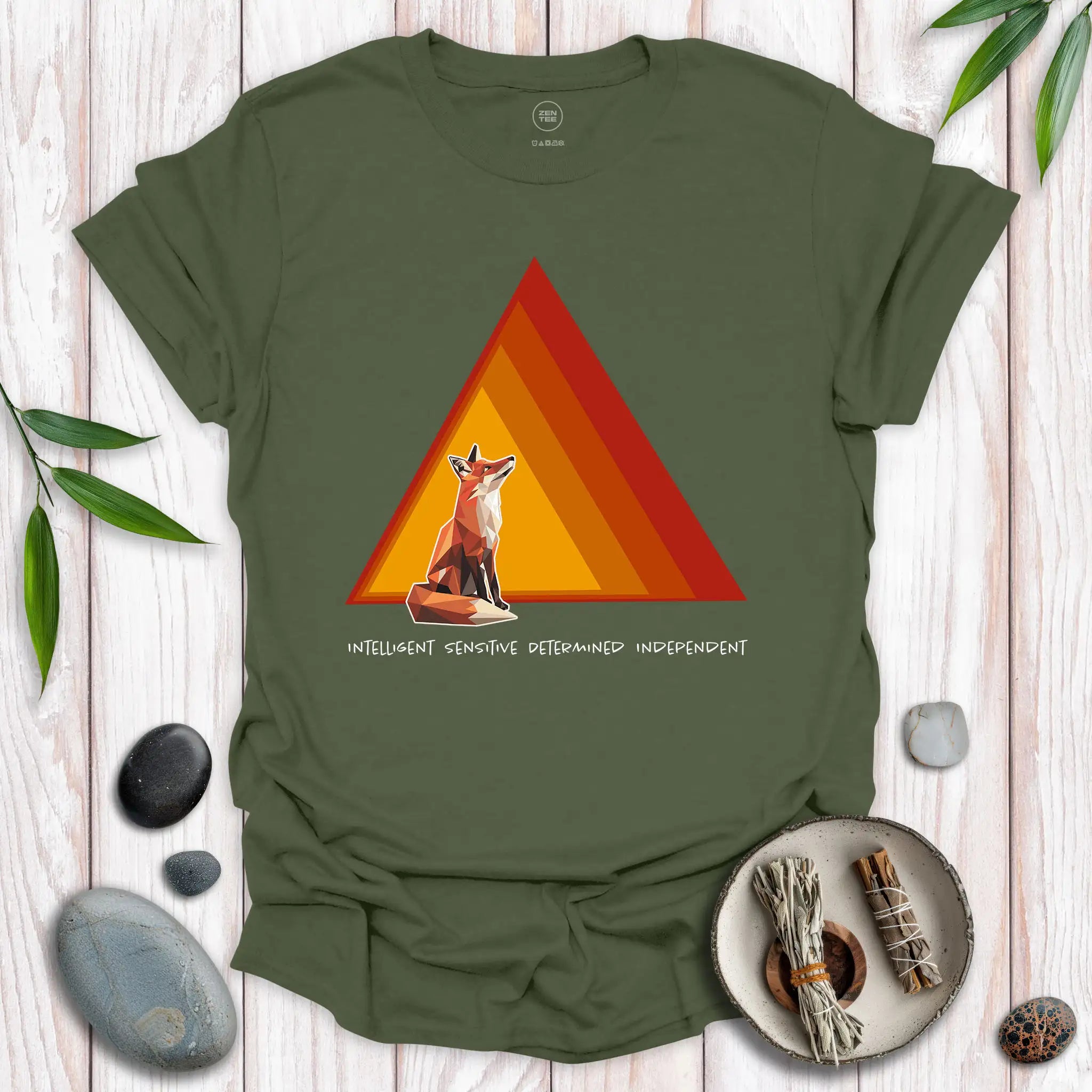 Fox Spirit Triangles T-Shirt