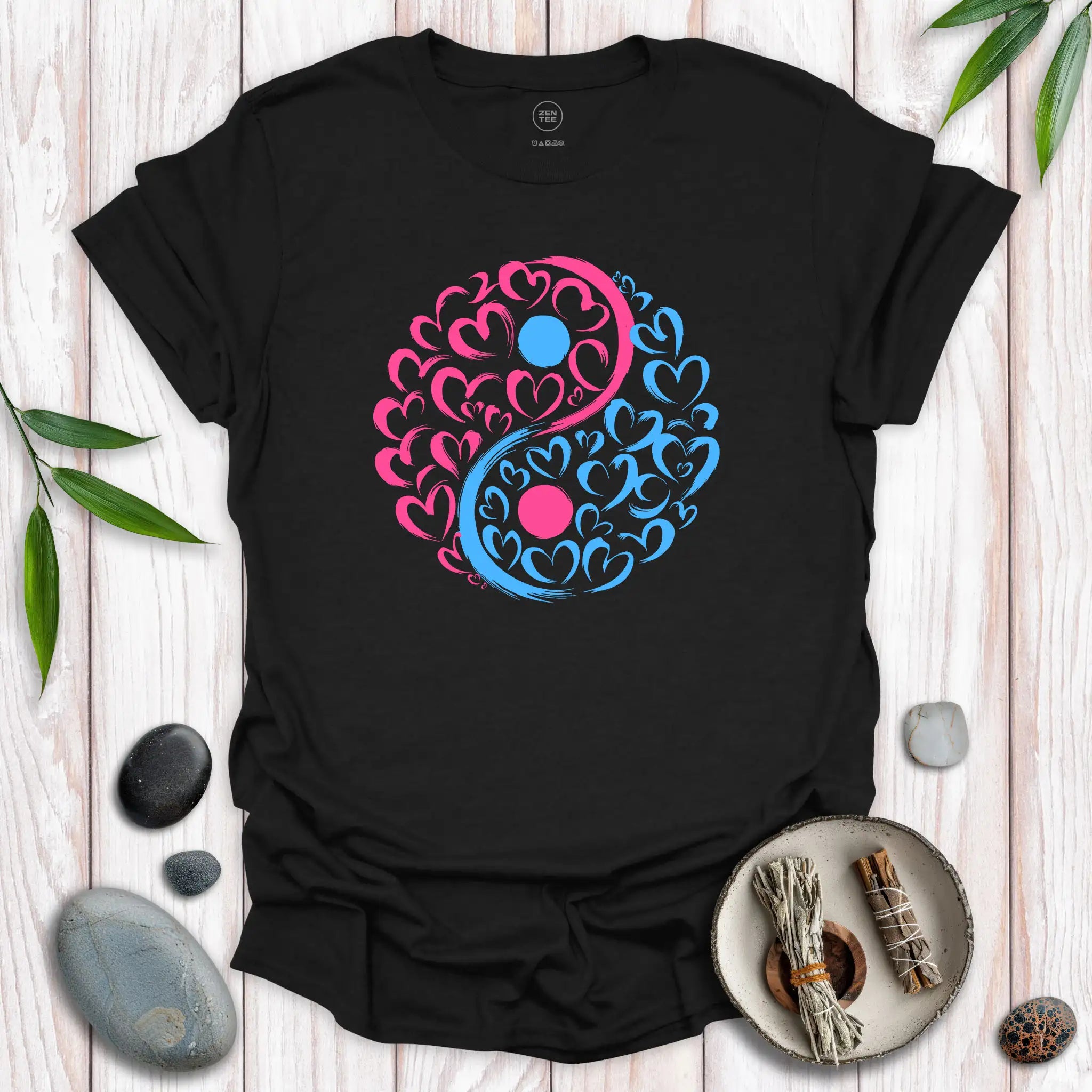 Heart Yin Yang T-Shirt
