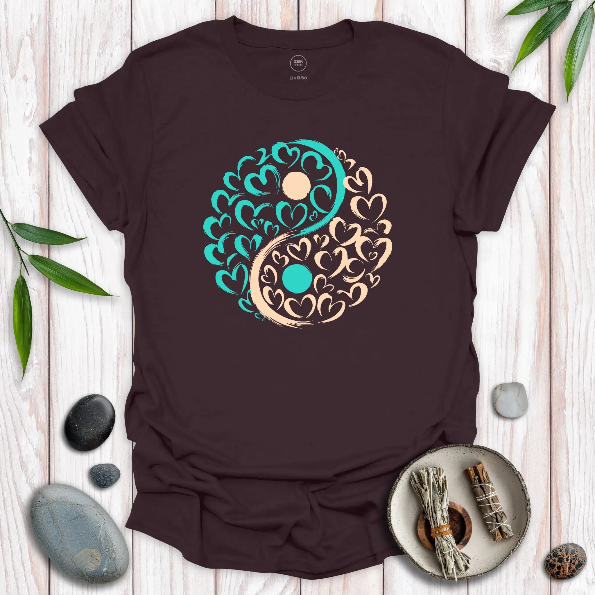 Heart Yin Yang T-Shirt