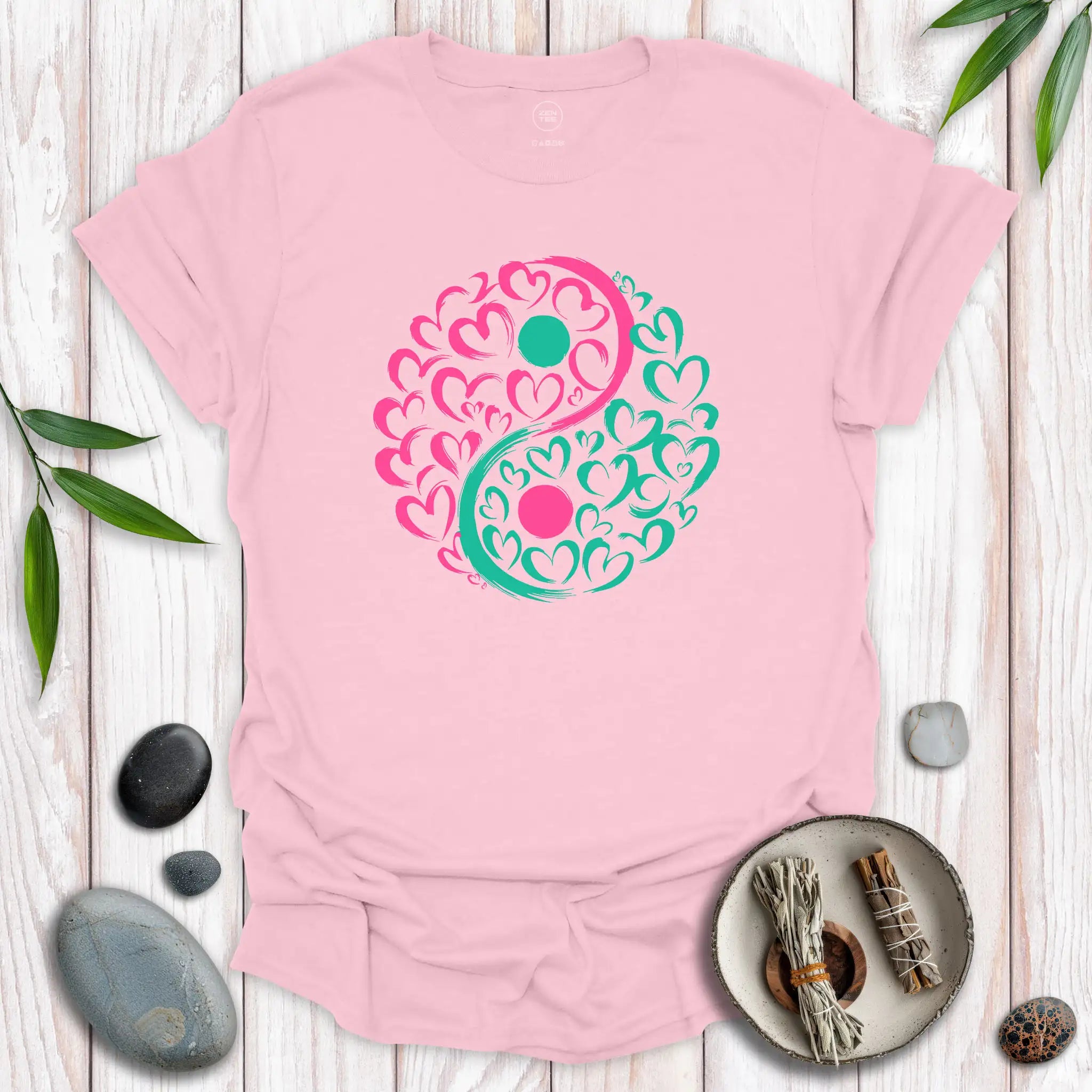 Heart Yin Yang T-Shirt