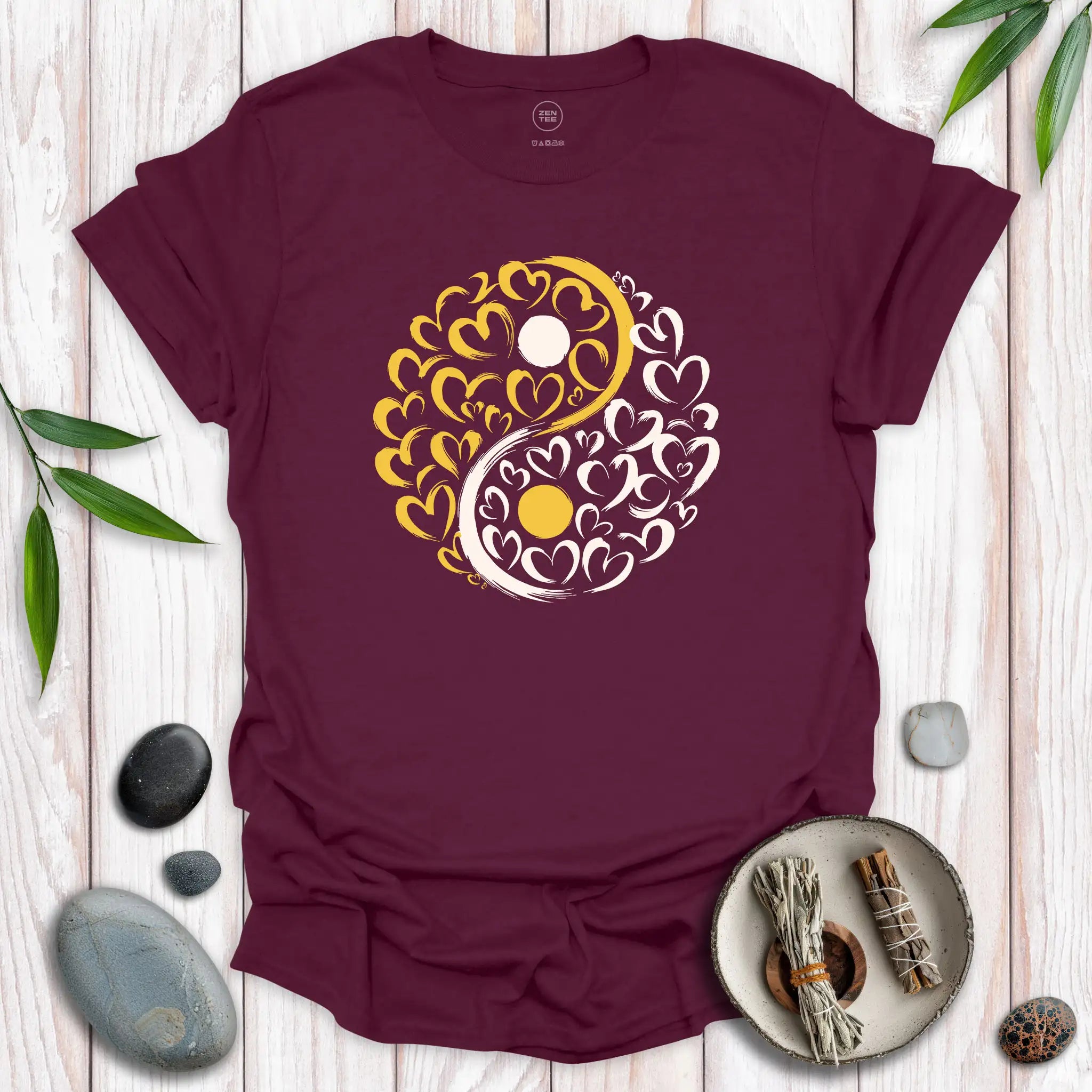 Heart Yin Yang T-Shirt