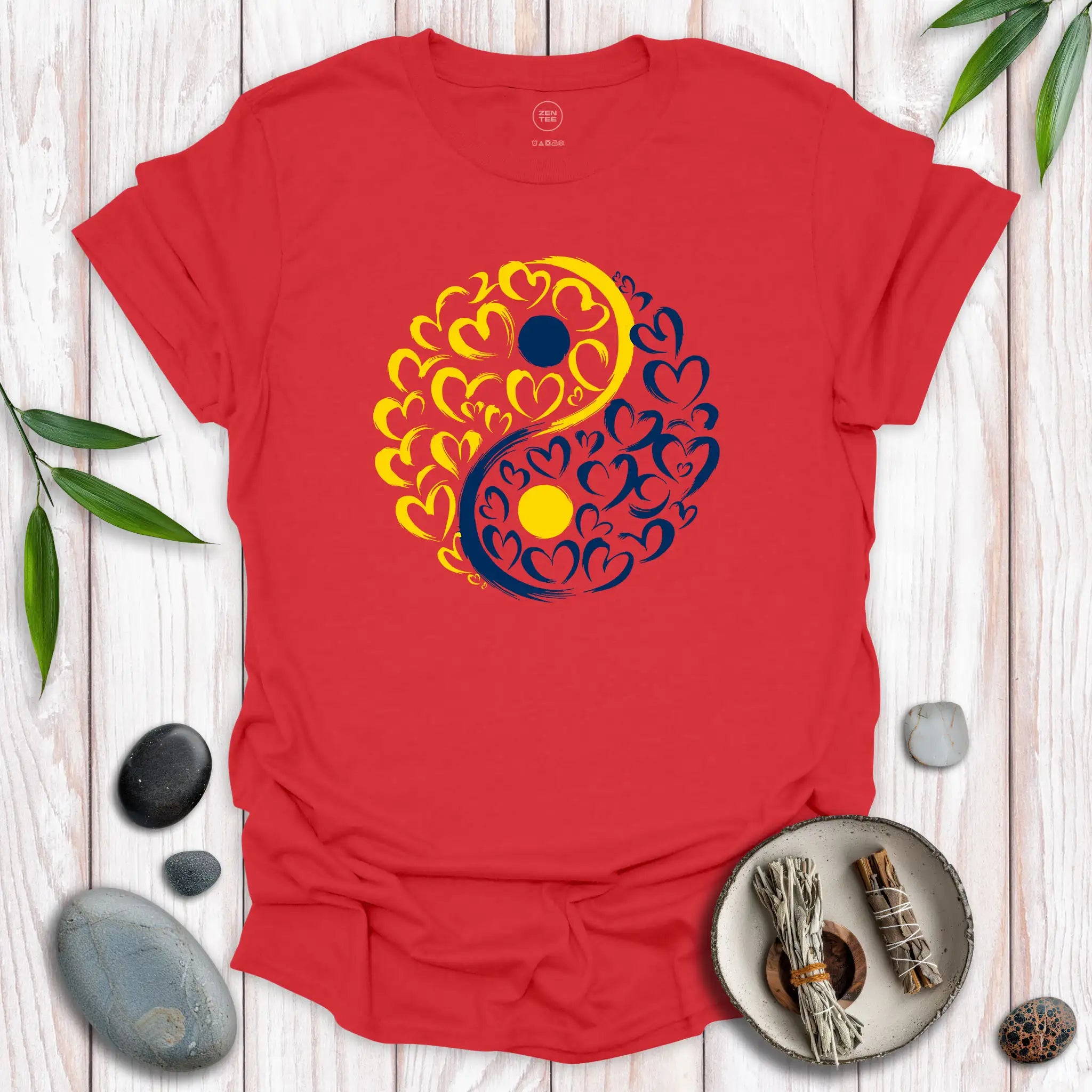 Heart Yin Yang T-Shirt