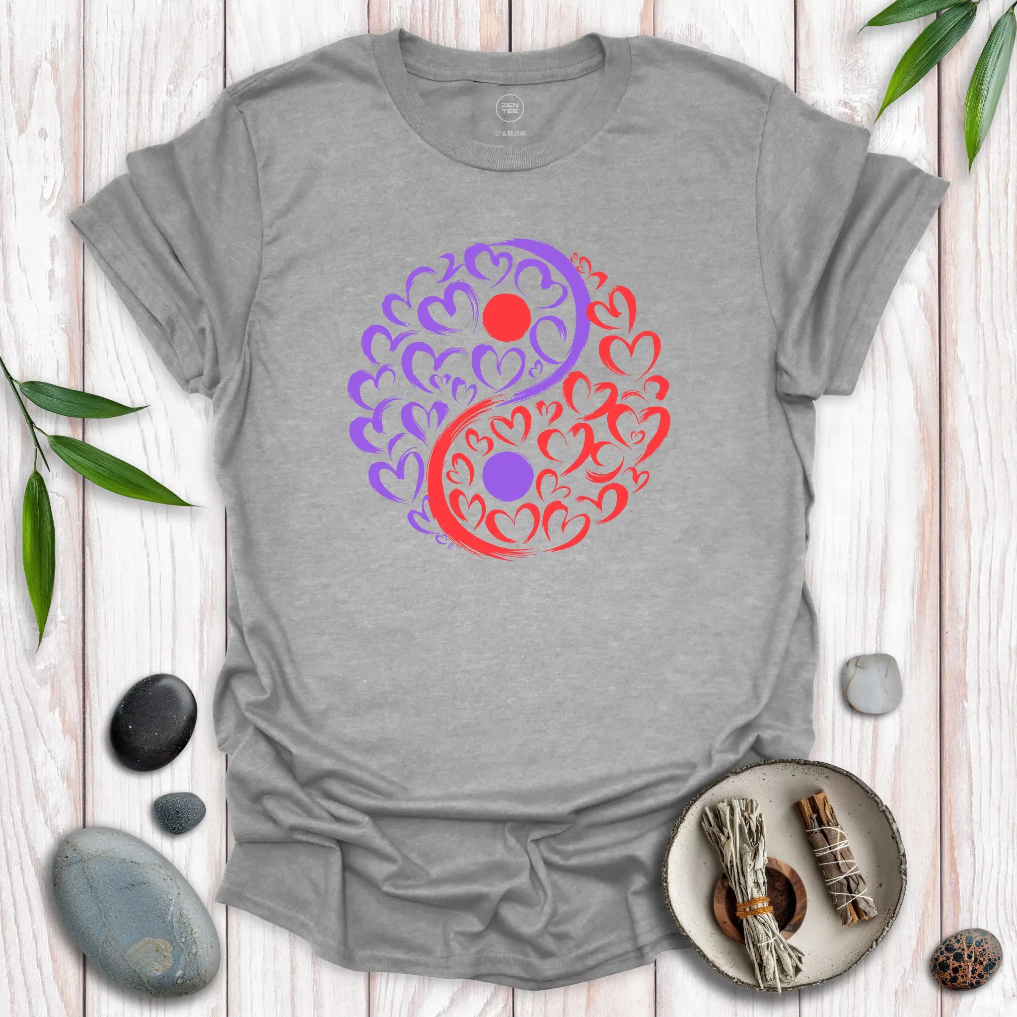 Heart Yin Yang T-Shirt