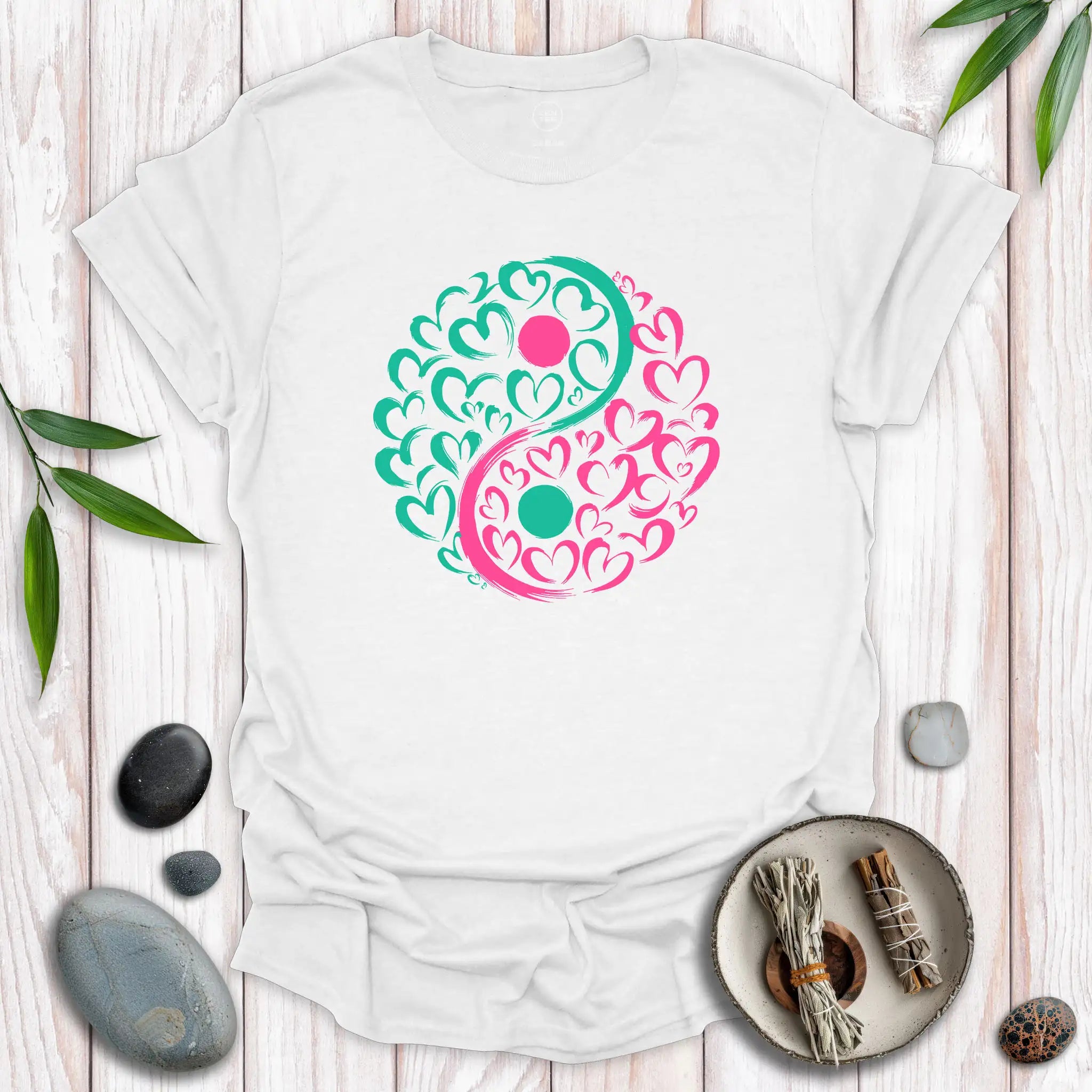 Heart Yin Yang T-Shirt