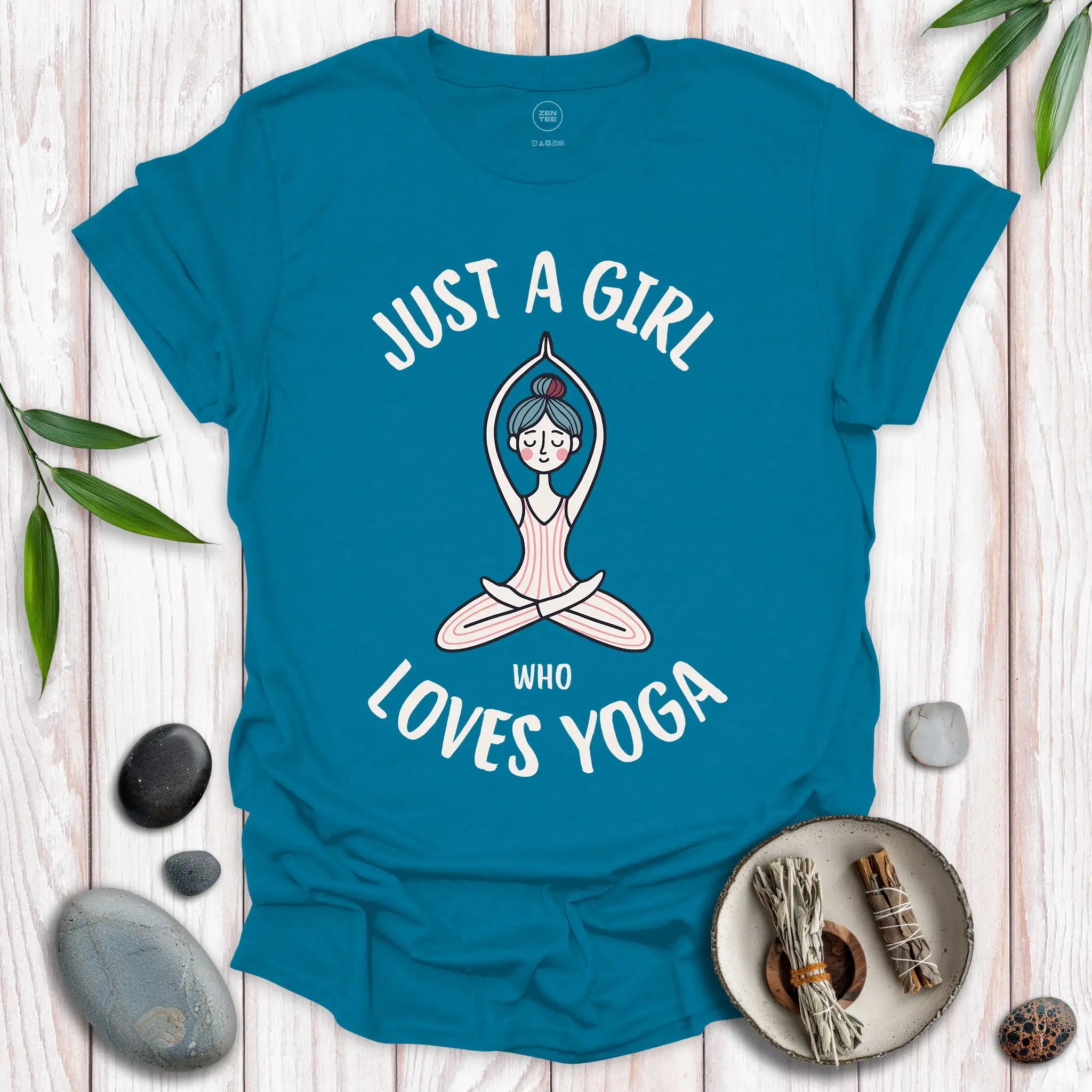 Just A Girl Who Loves Yoga T-Shirt