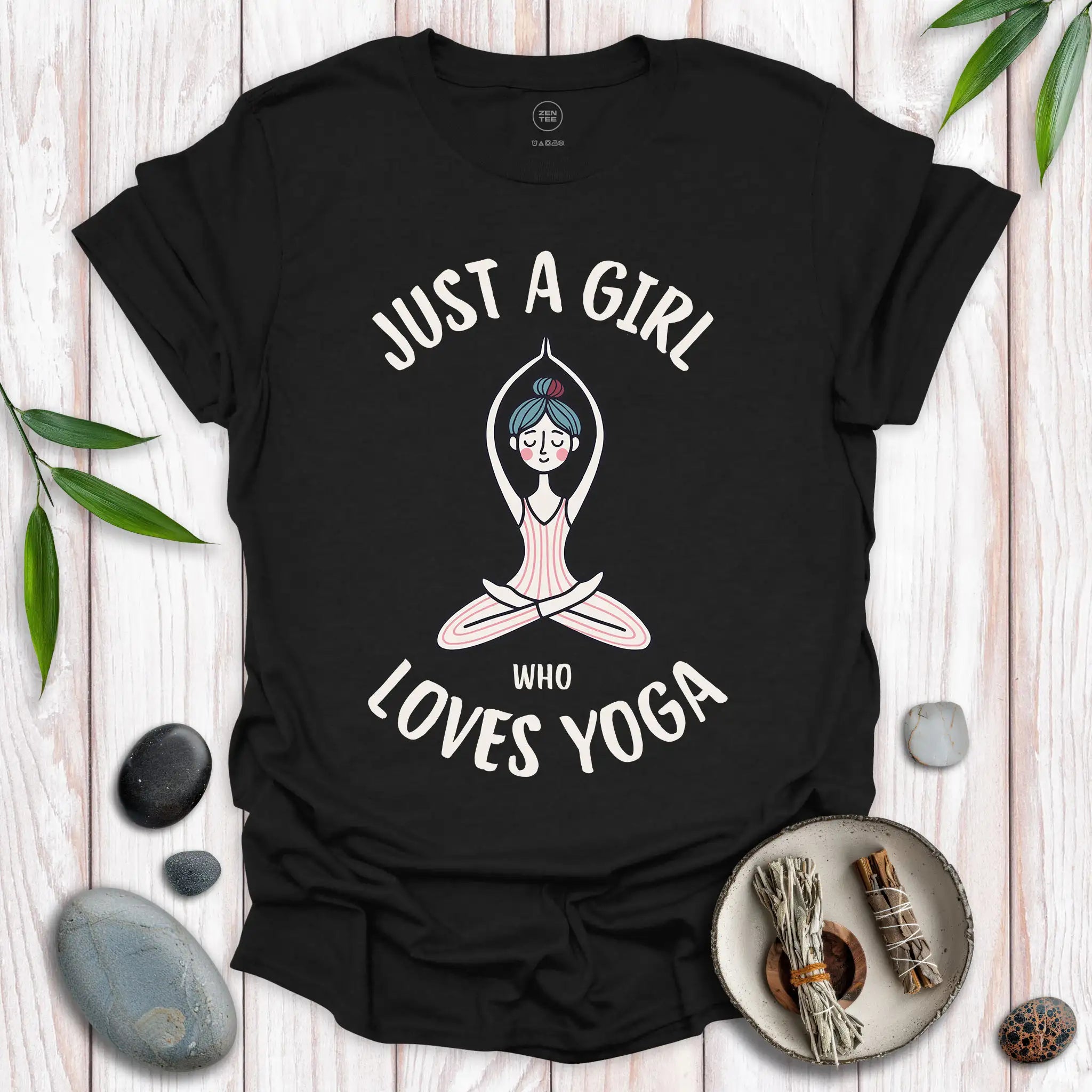 Just A Girl Who Loves Yoga T-Shirt
