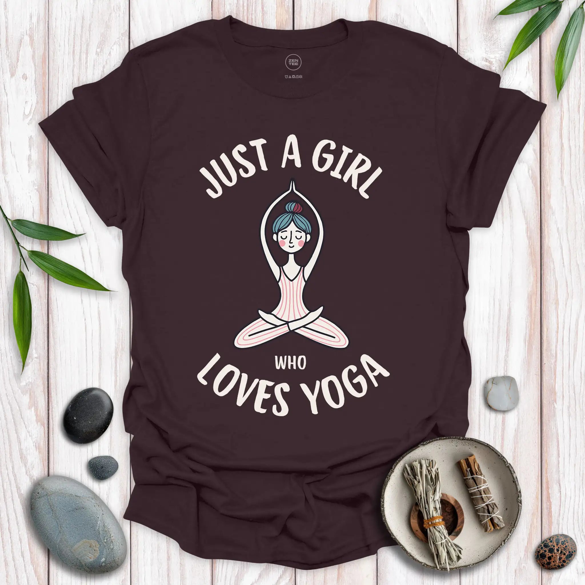 Just A Girl Who Loves Yoga T-Shirt