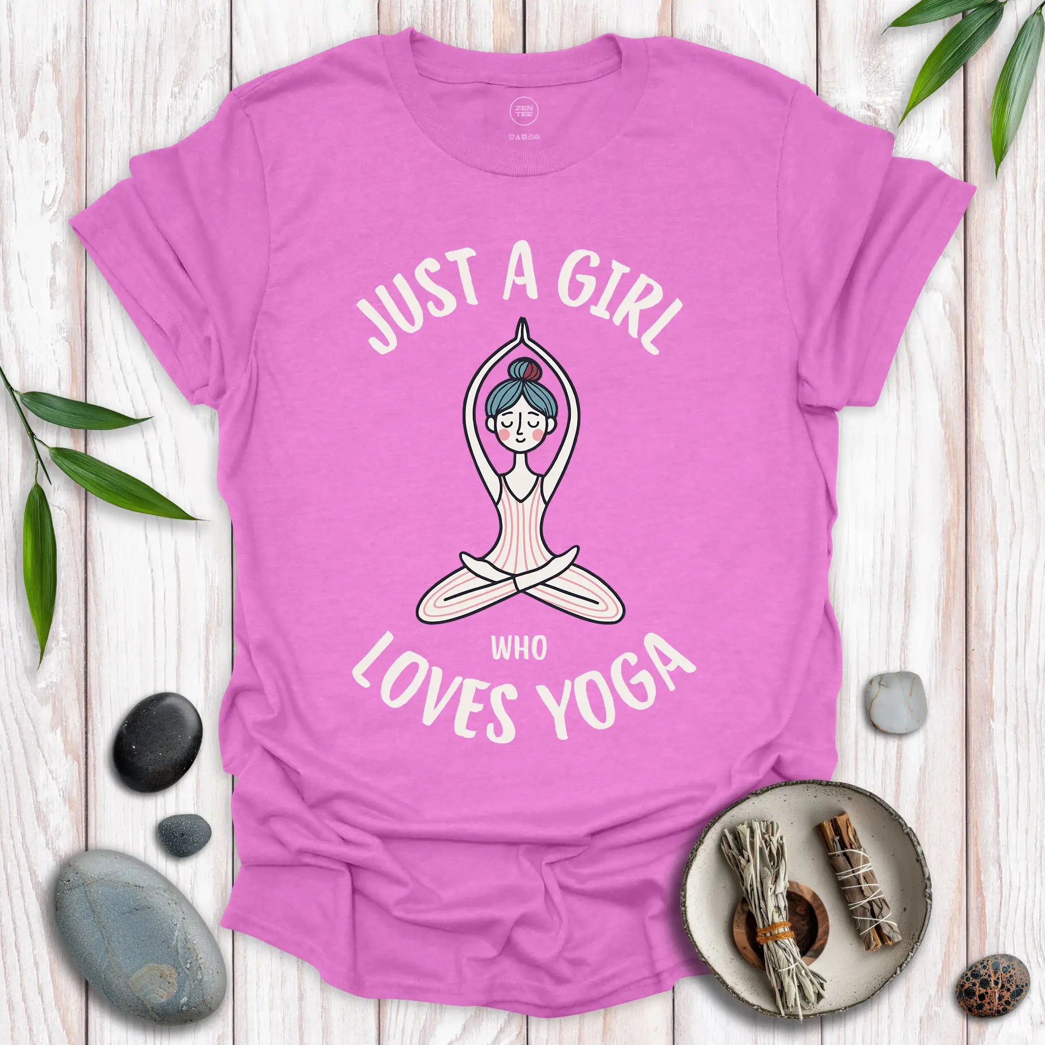 Just A Girl Who Loves Yoga T-Shirt