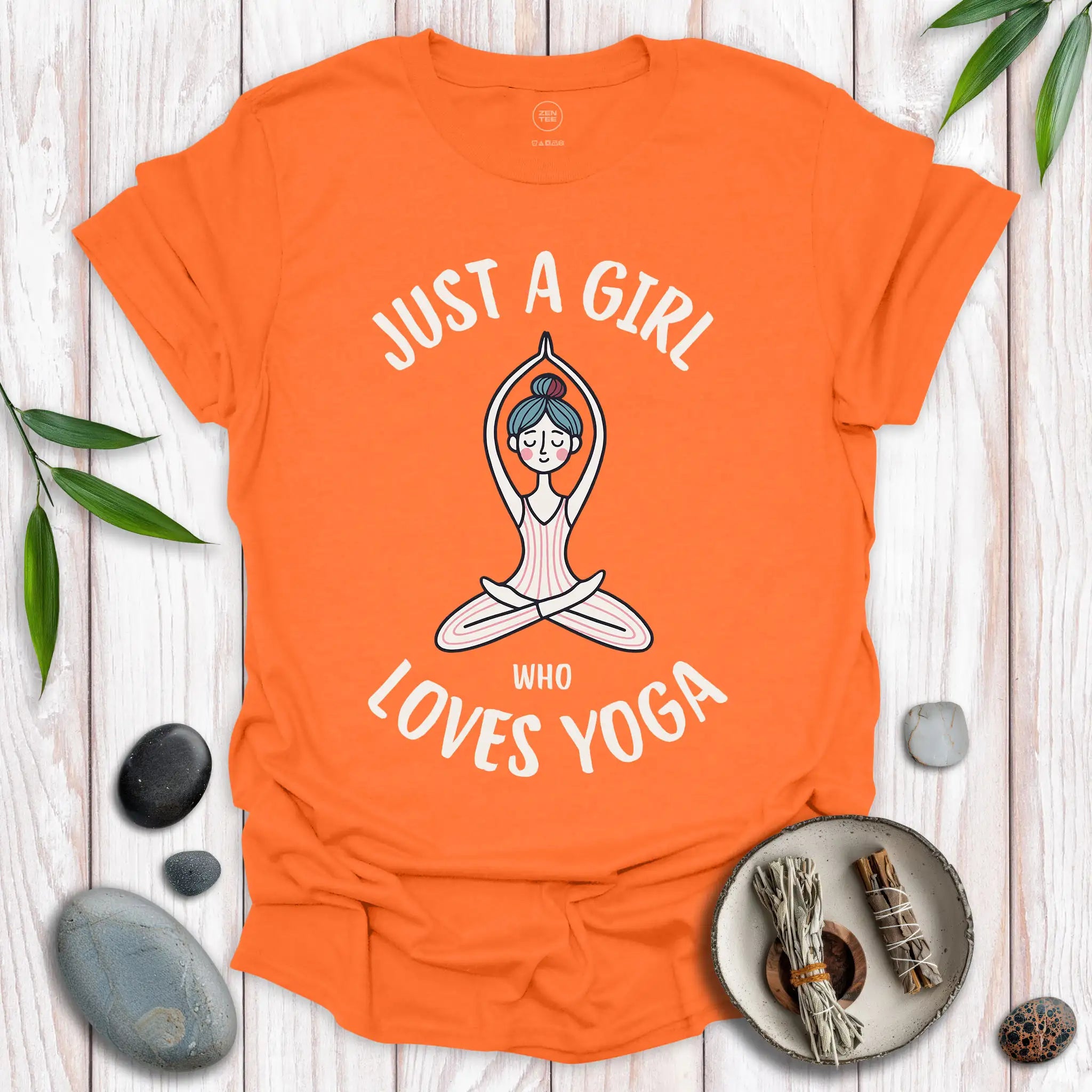 Just A Girl Who Loves Yoga T-Shirt