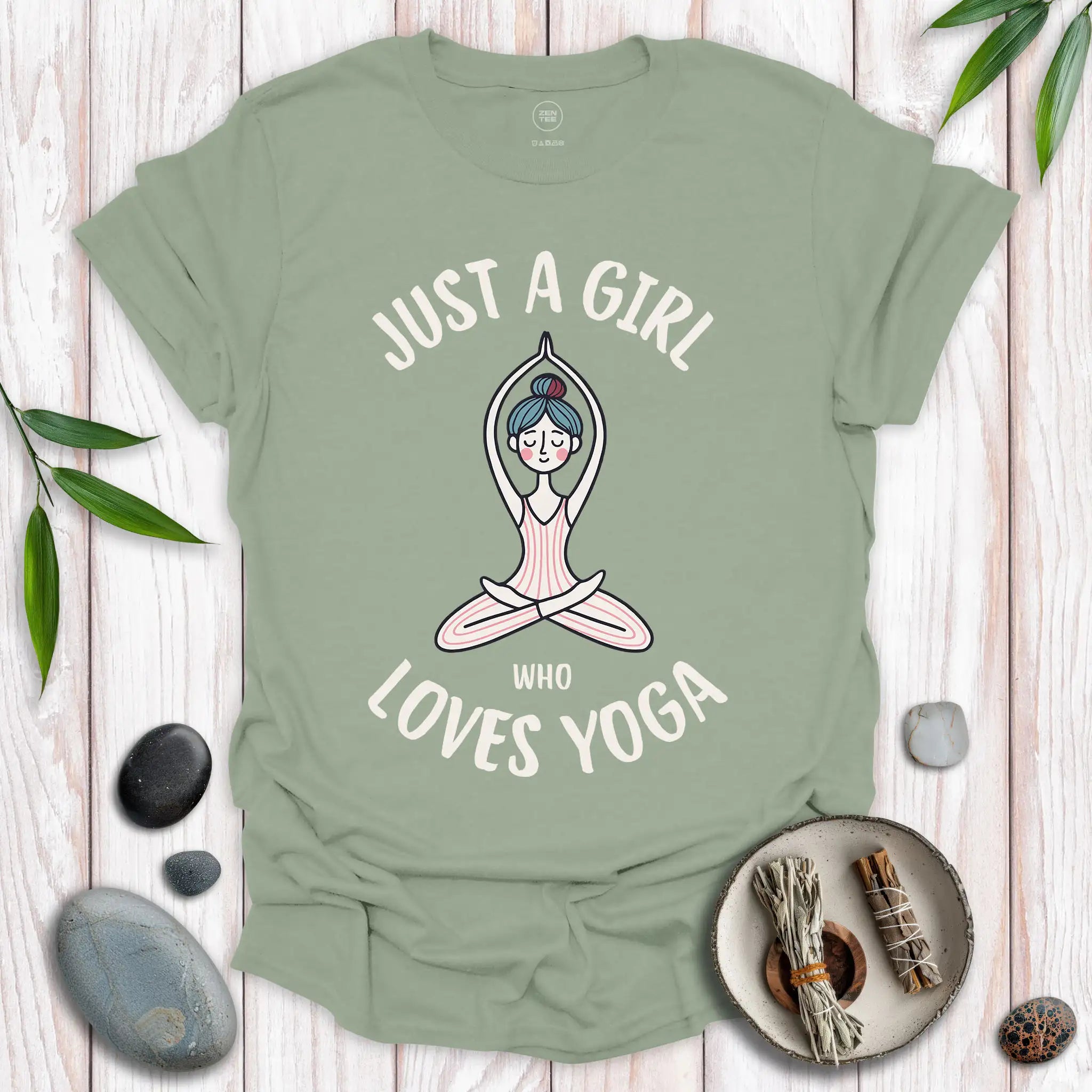 Just A Girl Who Loves Yoga T-Shirt