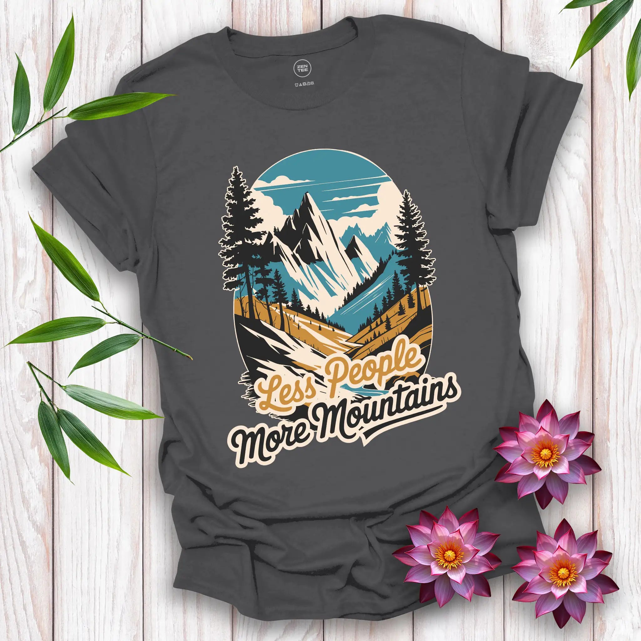 Less People, More Mountains T-Shirt